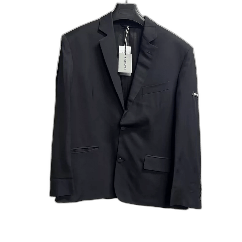 Balenciaga Black Balenciaga Suit Jacket New Condition Size US S / EU 44-46 / 1 - 1 Thumbnail