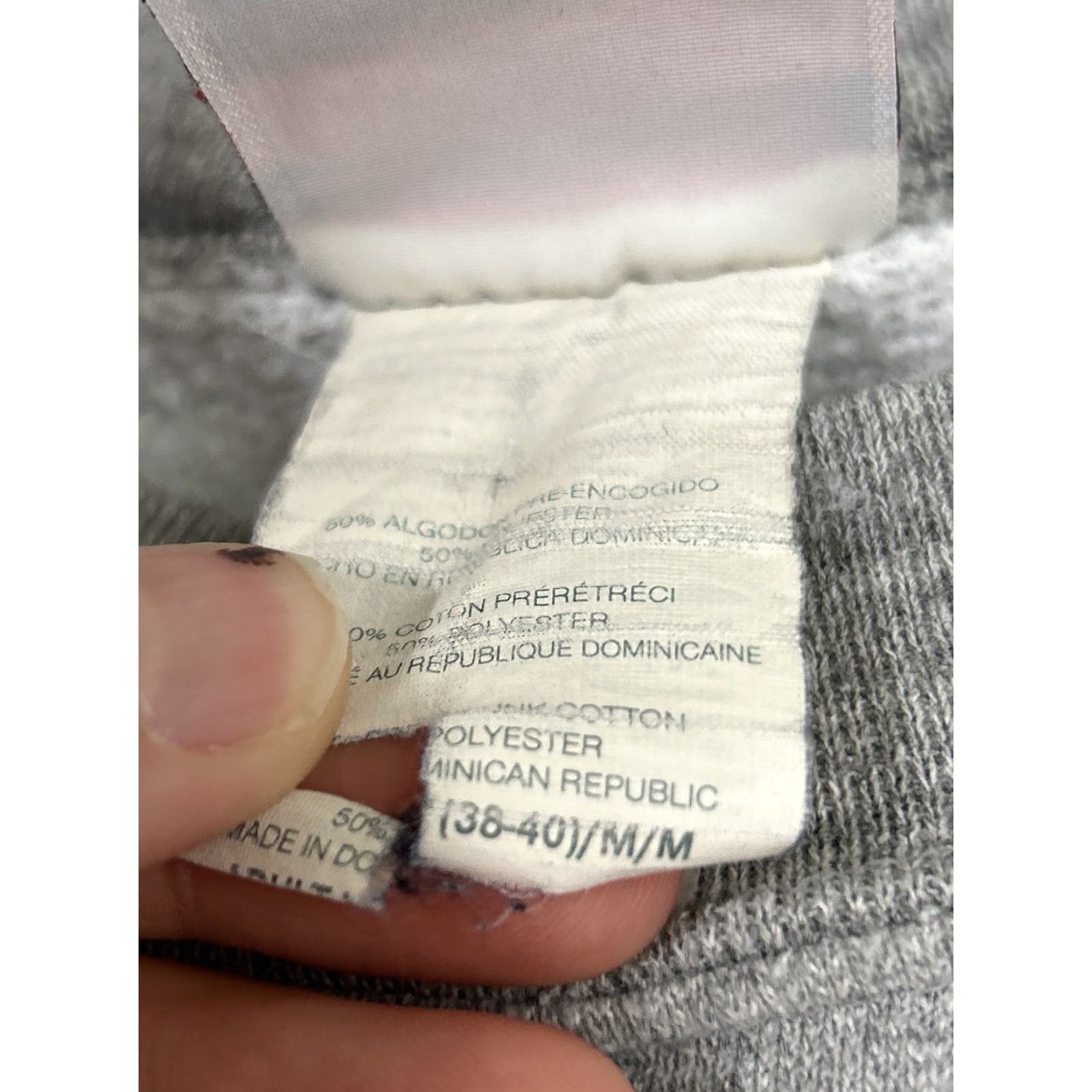 Hanes Hanes Mens Medium Crewneck Sweater Long Sleeve Pullover Americana Motorcycle Gray Size US M / EU 48-50 / 2 - 6 Thumbnail