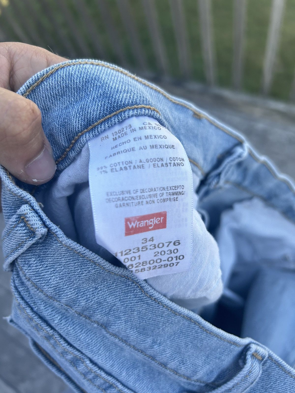 Vintage × Wrangler Vintage wrangler jean shorts Size US 34 / EU 50 - 3 Thumbnail