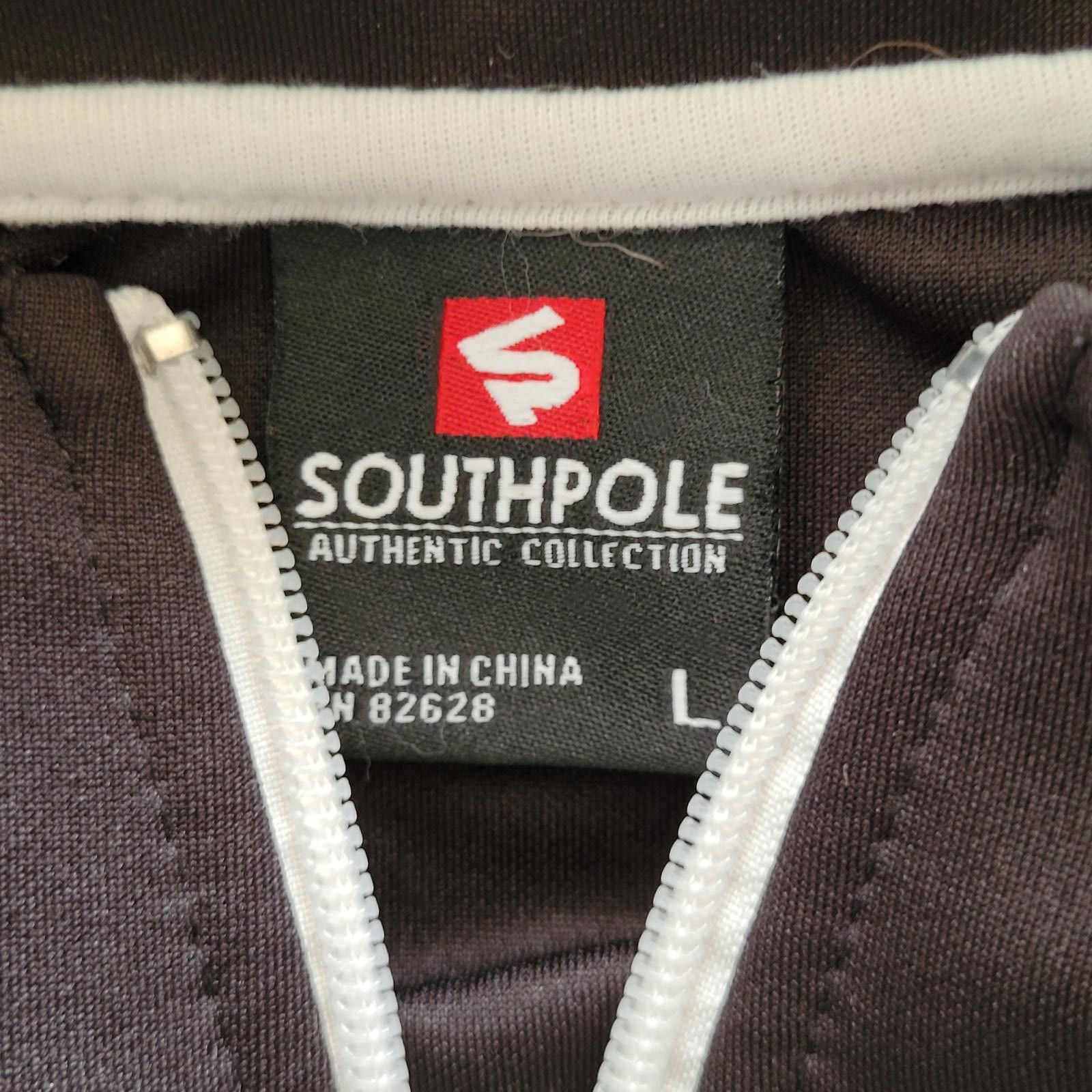 Southpole Southpole Track Jacket Men’s Large Black White Full Zip Y2K Size US L / EU 52-54 / 3 - 3 Thumbnail