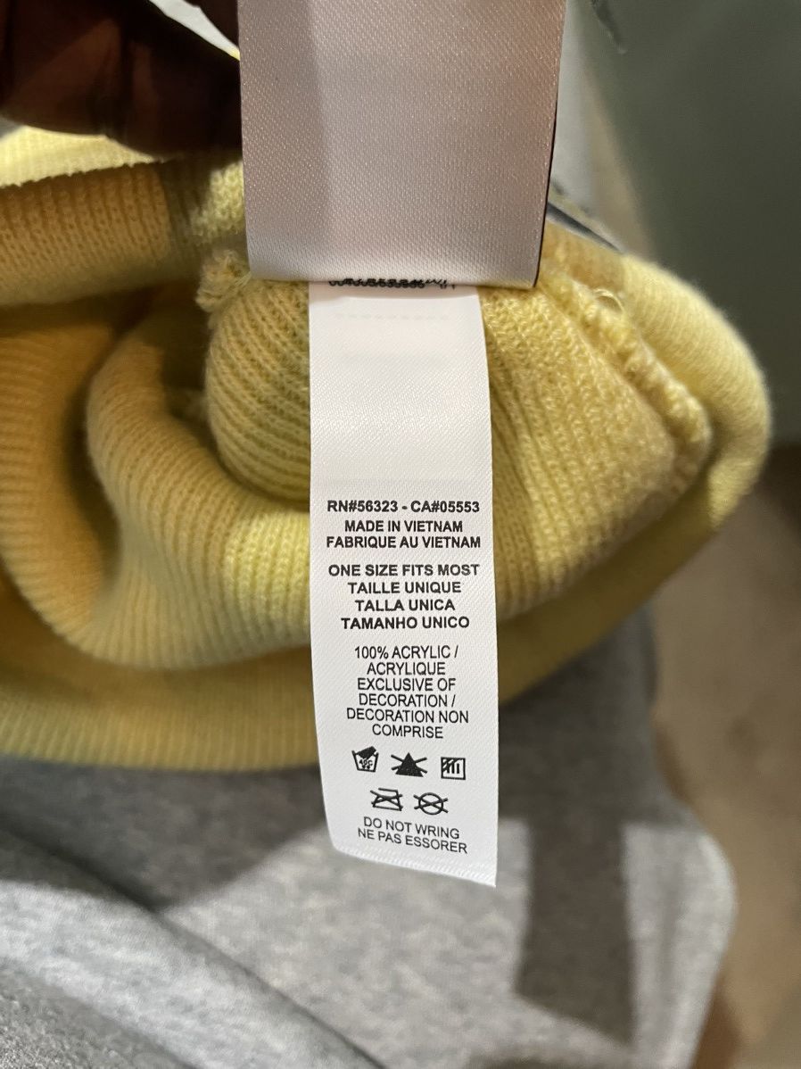 Supreme Supreme Nike Snakeskin Beanie Pale Yellow Size ONE SIZE - 8 Thumbnail