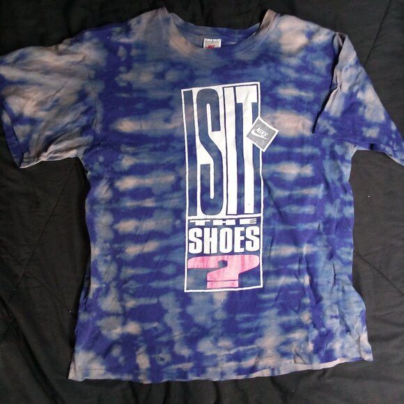 Nike Vintage Nike Is It The Shoes? Spike Lee Reverse Dye T-Shirt Size US XL / EU 56 / 4 - 2 Thumbnail