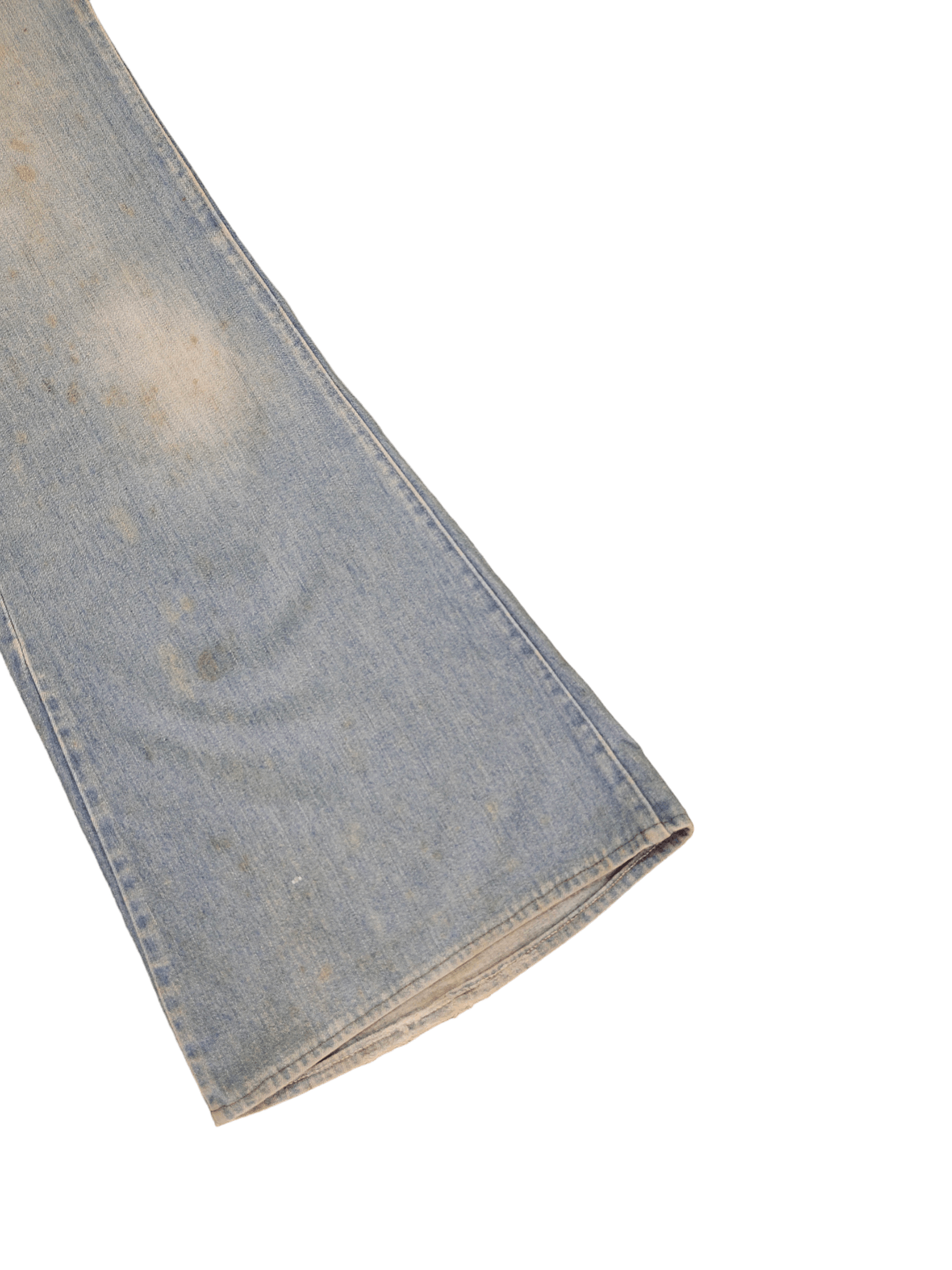 If Six Was Nine Flare Jeans Dirty Dusty Bell Bottom Boot Cut Y2k Goa Size US 27 - 8 Thumbnail