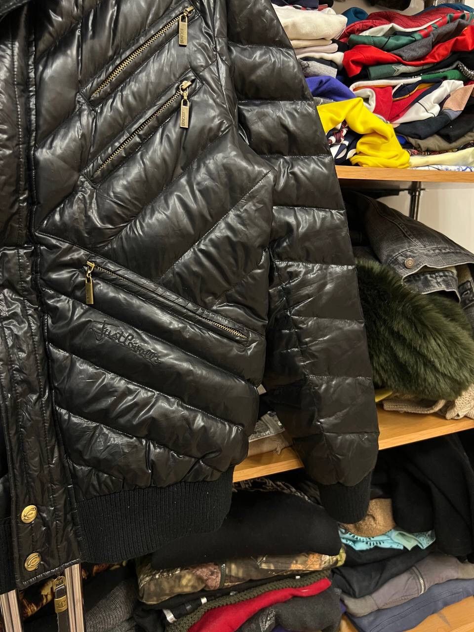 Just Cavalli Just Cavalli Vintage Archive Puffer Jacket Size US XXL / EU 58 / 5 - 4 Thumbnail