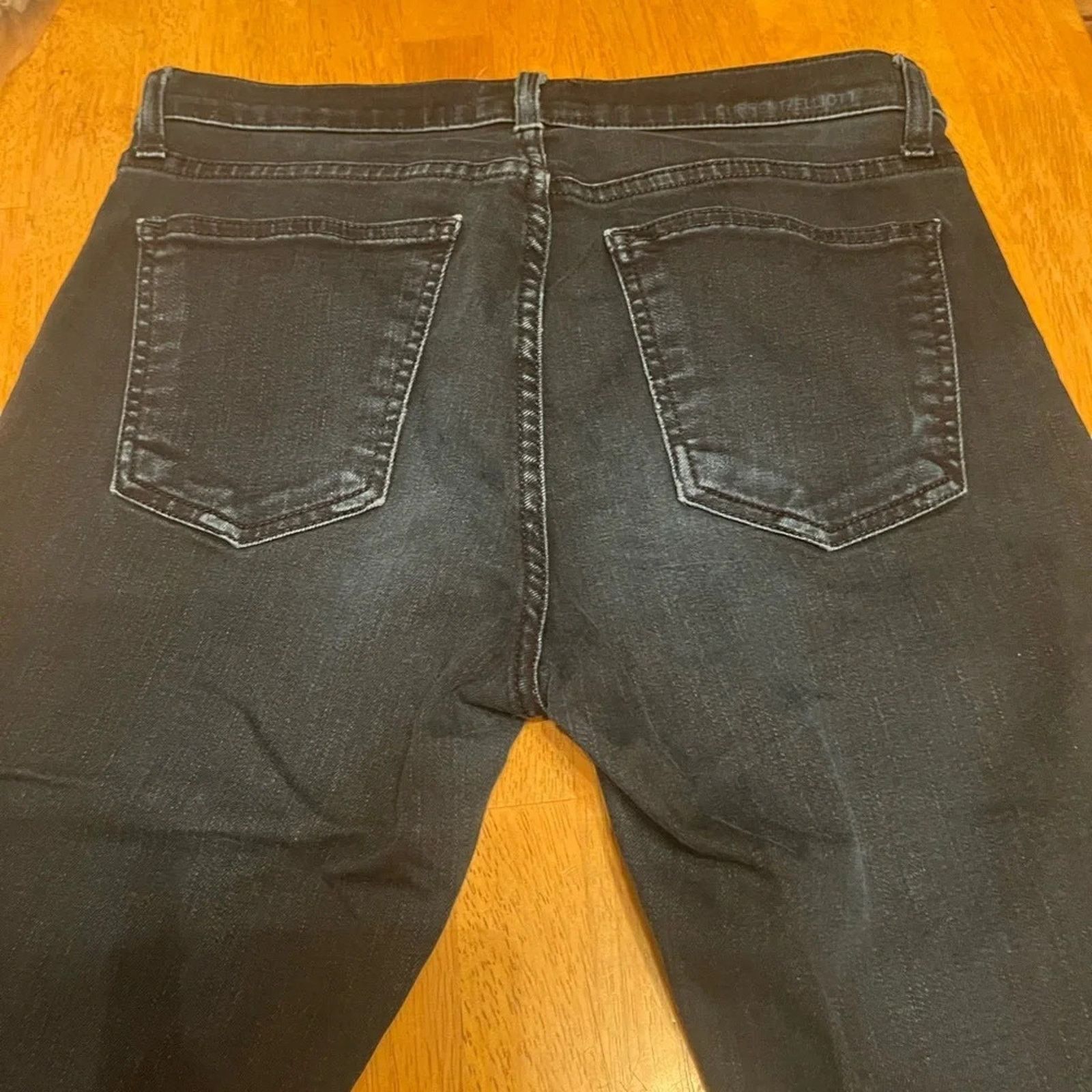 Current/Elliot Current Elliott high waisted cropped skinny jeans , size 27 Size 27" / US 4 / IT 40 - 3 Thumbnail