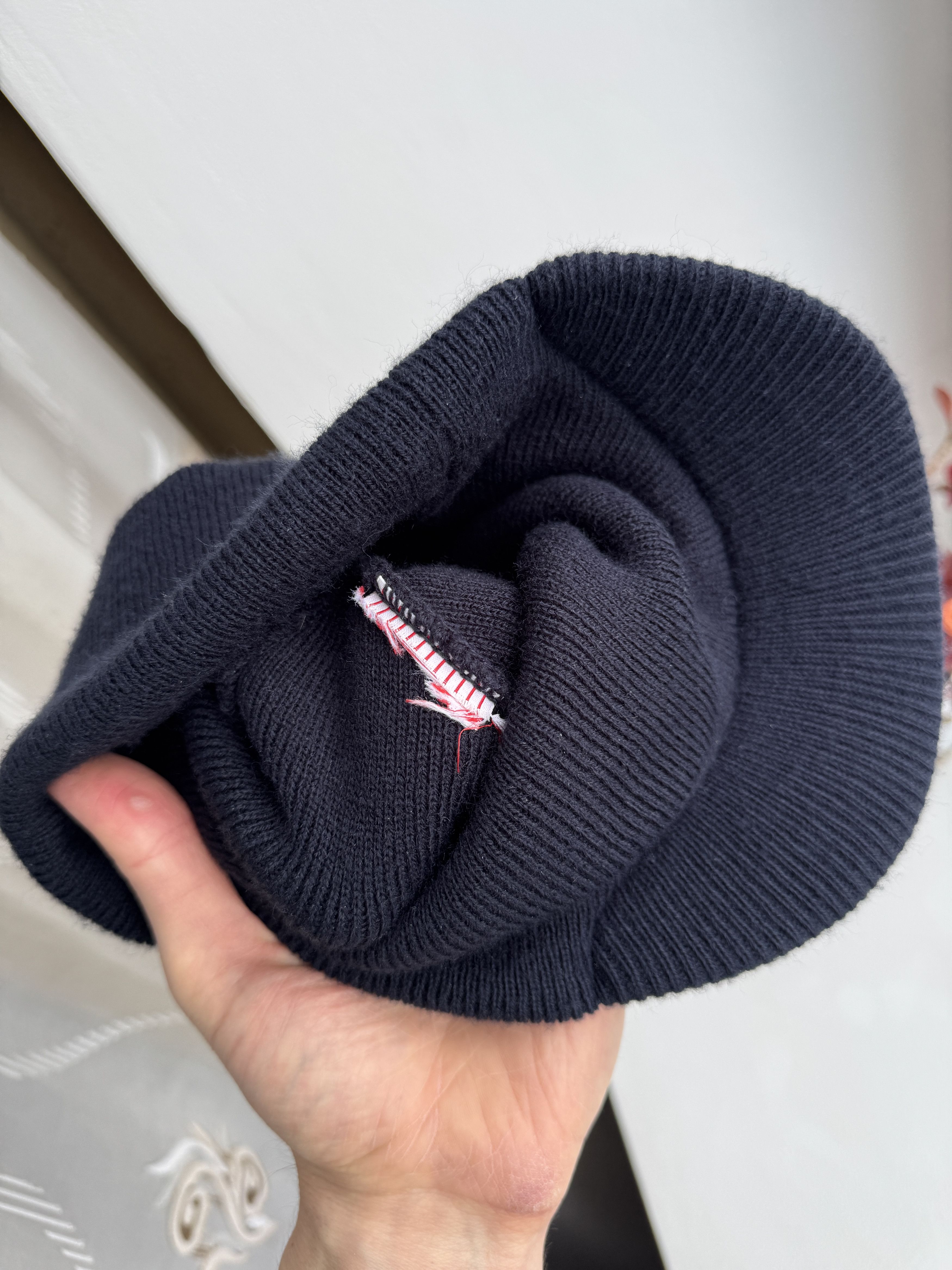 New York Yankees Vintage Y2K NY Yankees MLB Visor Beanie Hat Hip Hop Rap Size ONE SIZE - 6 Thumbnail