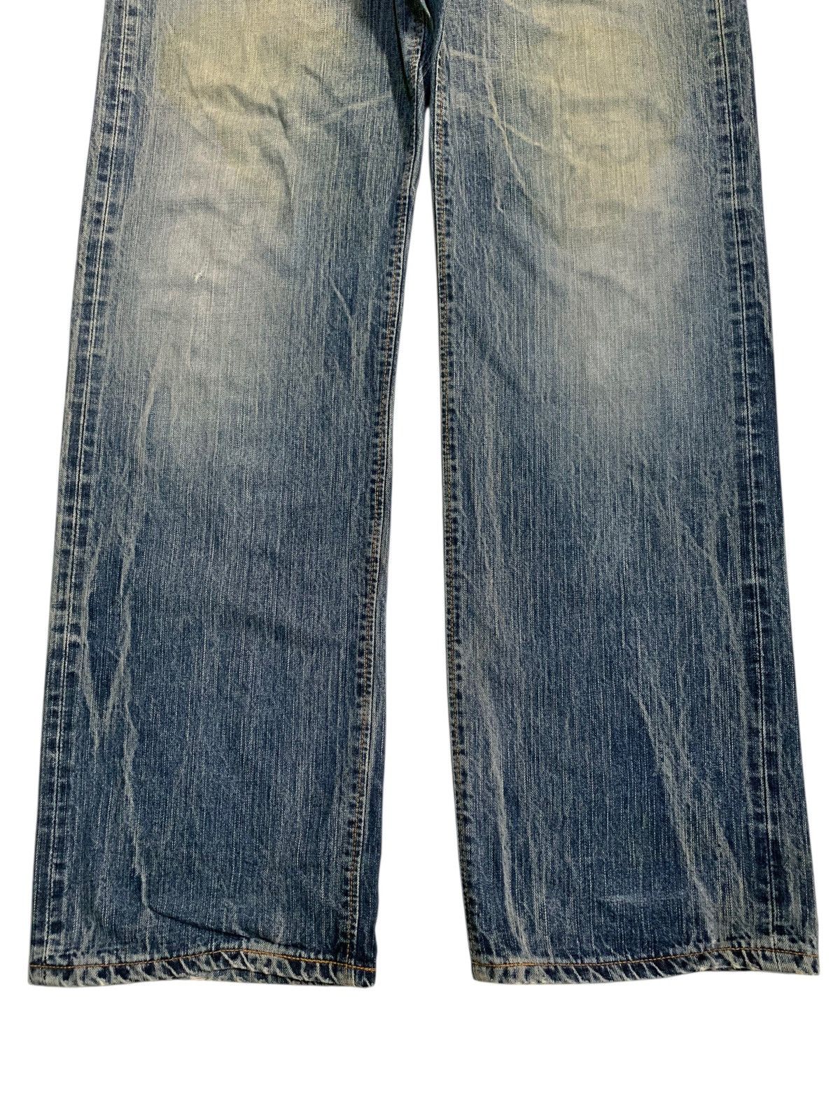Japanese Brand VINTAGE EDWIN 505Z SELVEDGE RUSTY JAPANESE DISTRESSED DENIM Size US 35 - 8 Thumbnail