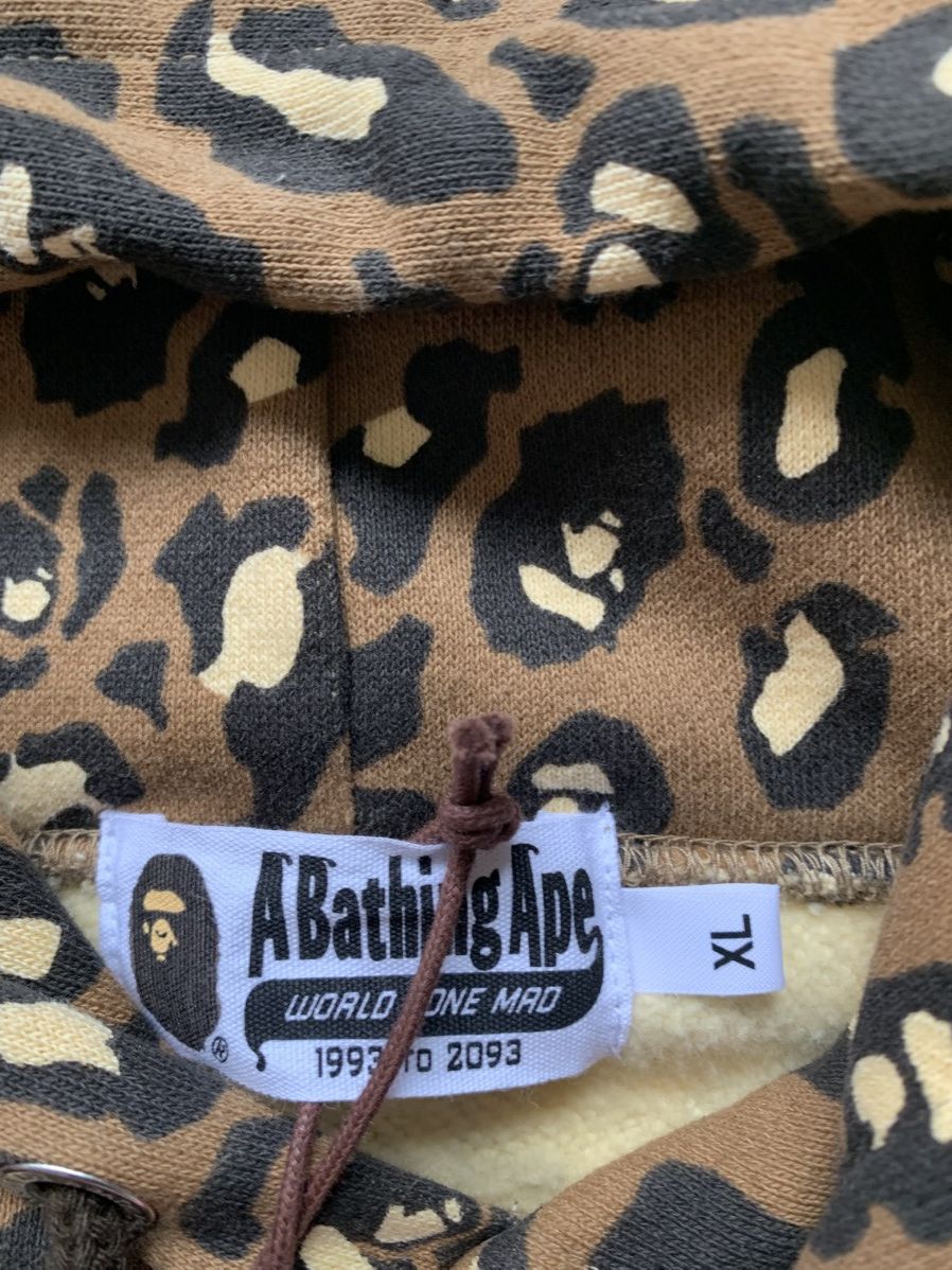 Bape Bape Leopard Hoodie Size US XL / EU 56 / 4 - 10 Thumbnail