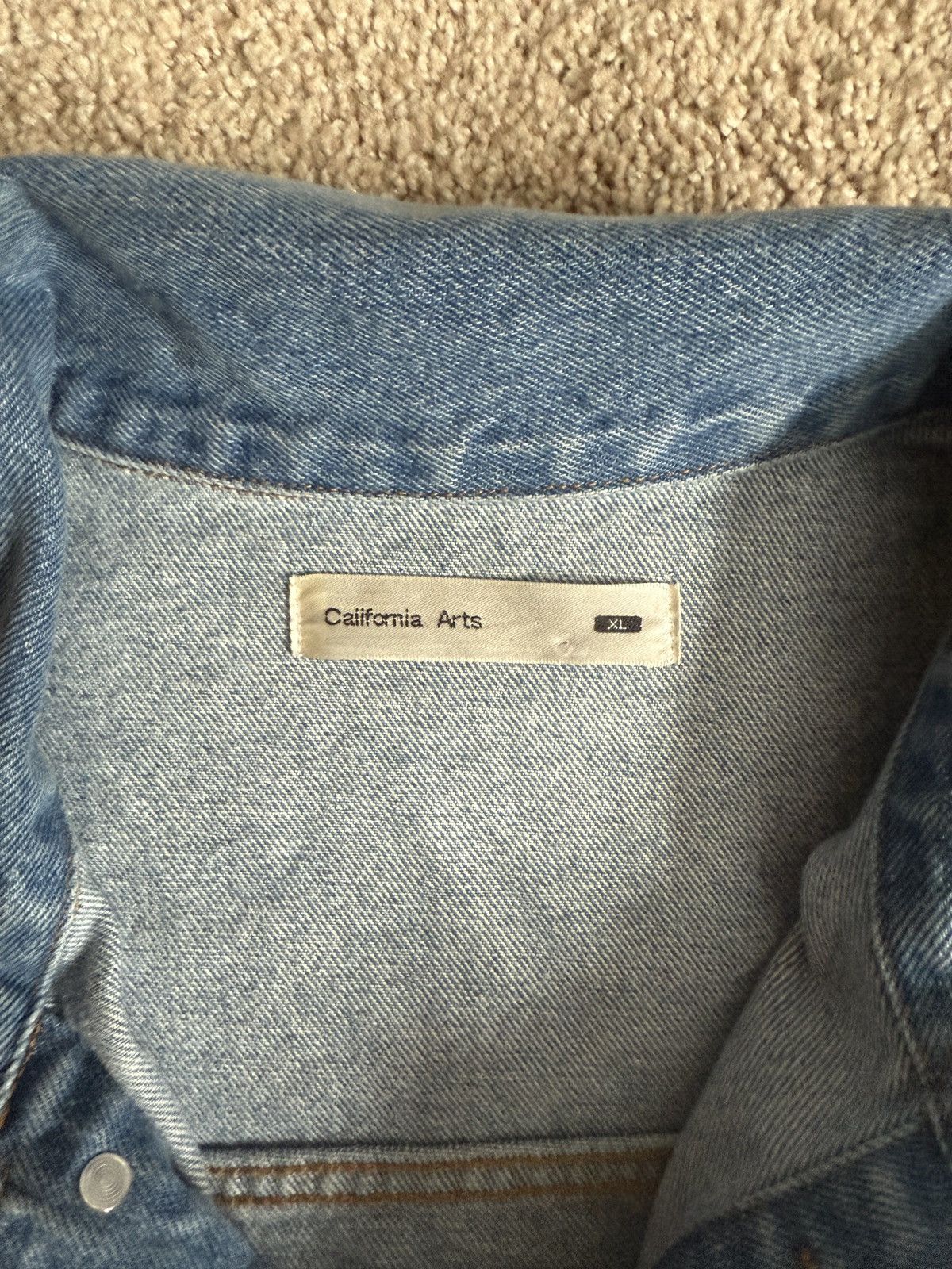 California Arts. California Arts Western Denim Jacket Size US XL / EU 56 / 4 - 3 Thumbnail