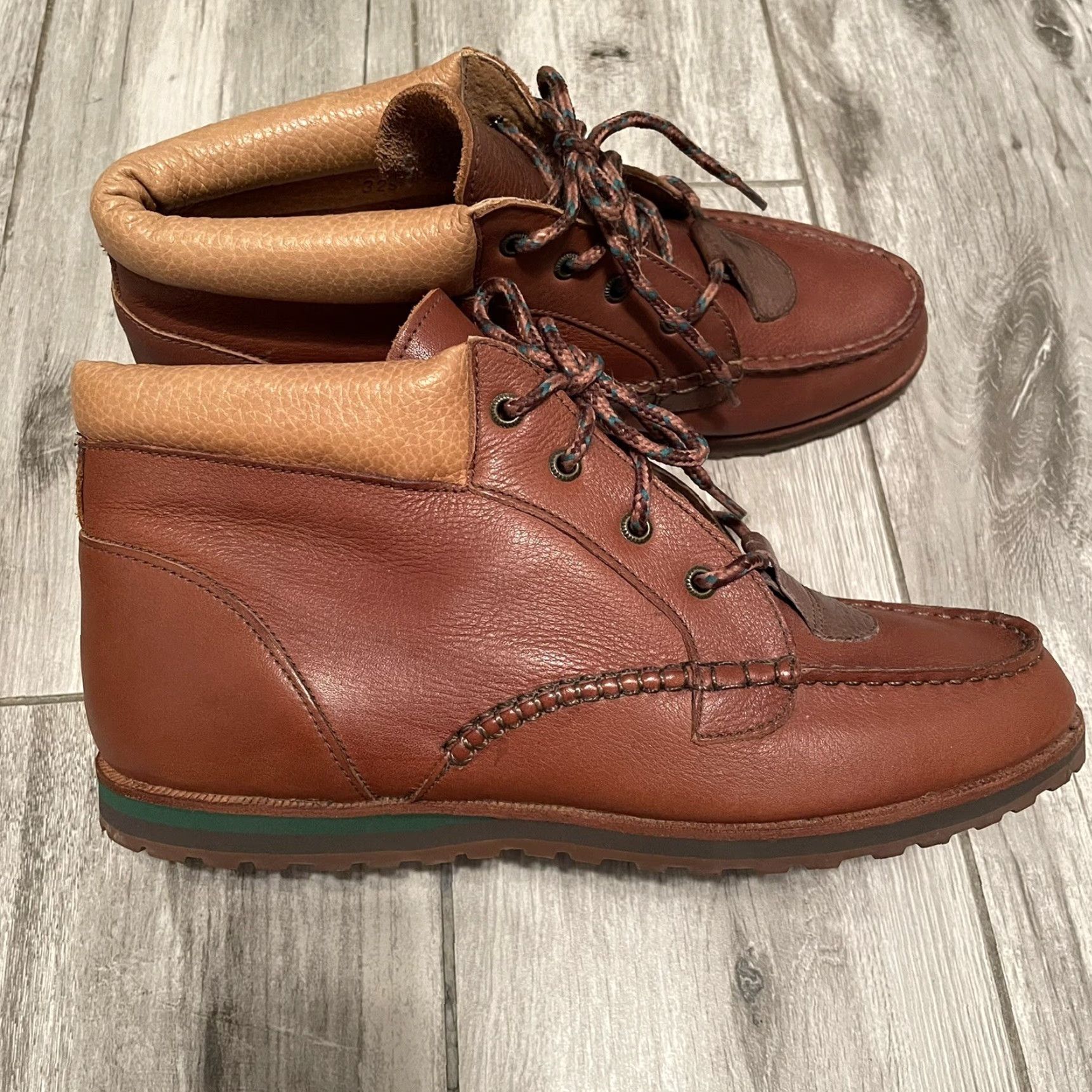 Vintage VINTAGE Amazonas Connie Leather Green Chukka Ankle Boots 8.5B Women Moccasin Brown US 8.5 Size US 9 / IT 39 - 6 Thumbnail
