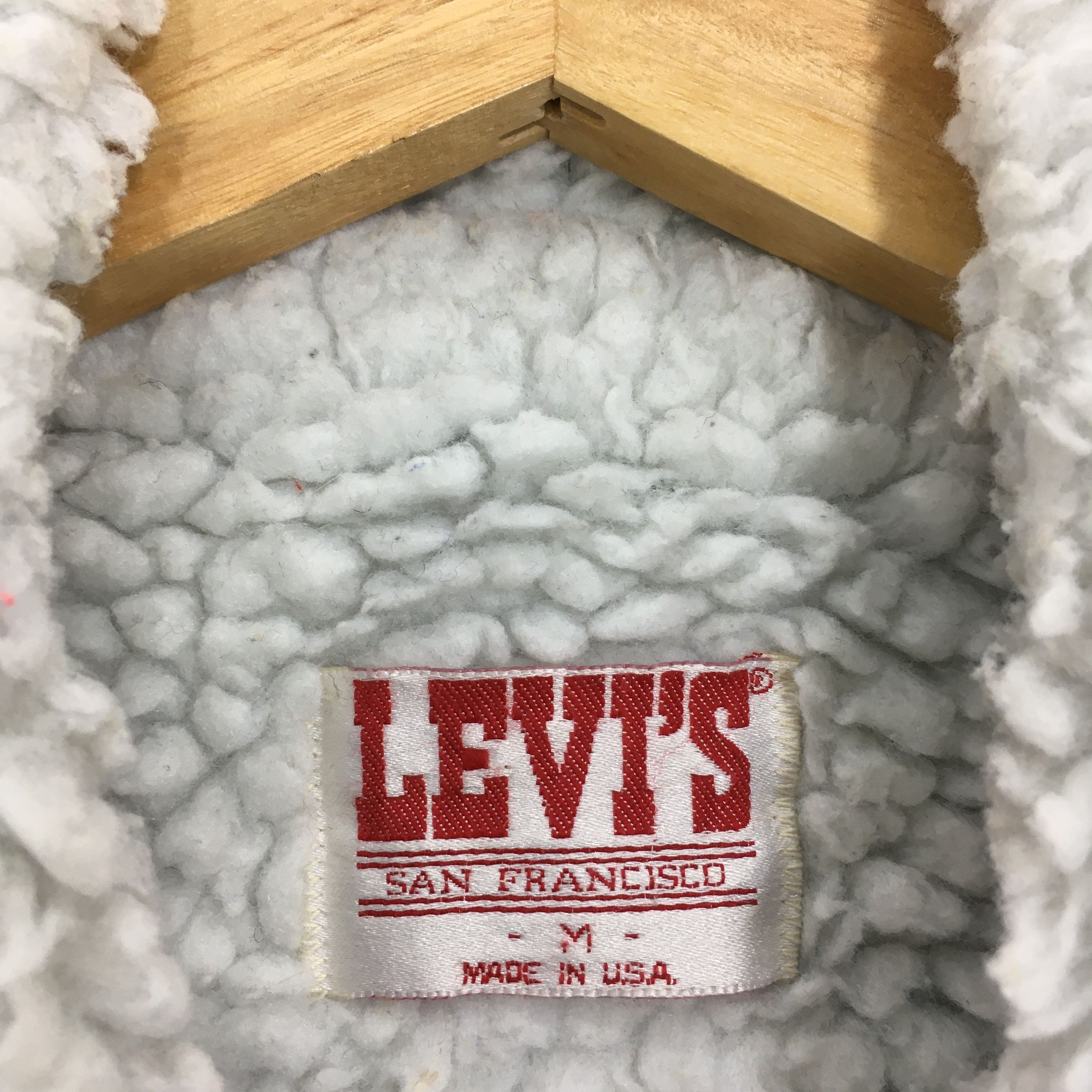 Levi's × Vintage Vintage 90s Levi's Sherpa Trucker Denim Jacket Medium Size US M / EU 48-50 / 2 - 7 Thumbnail
