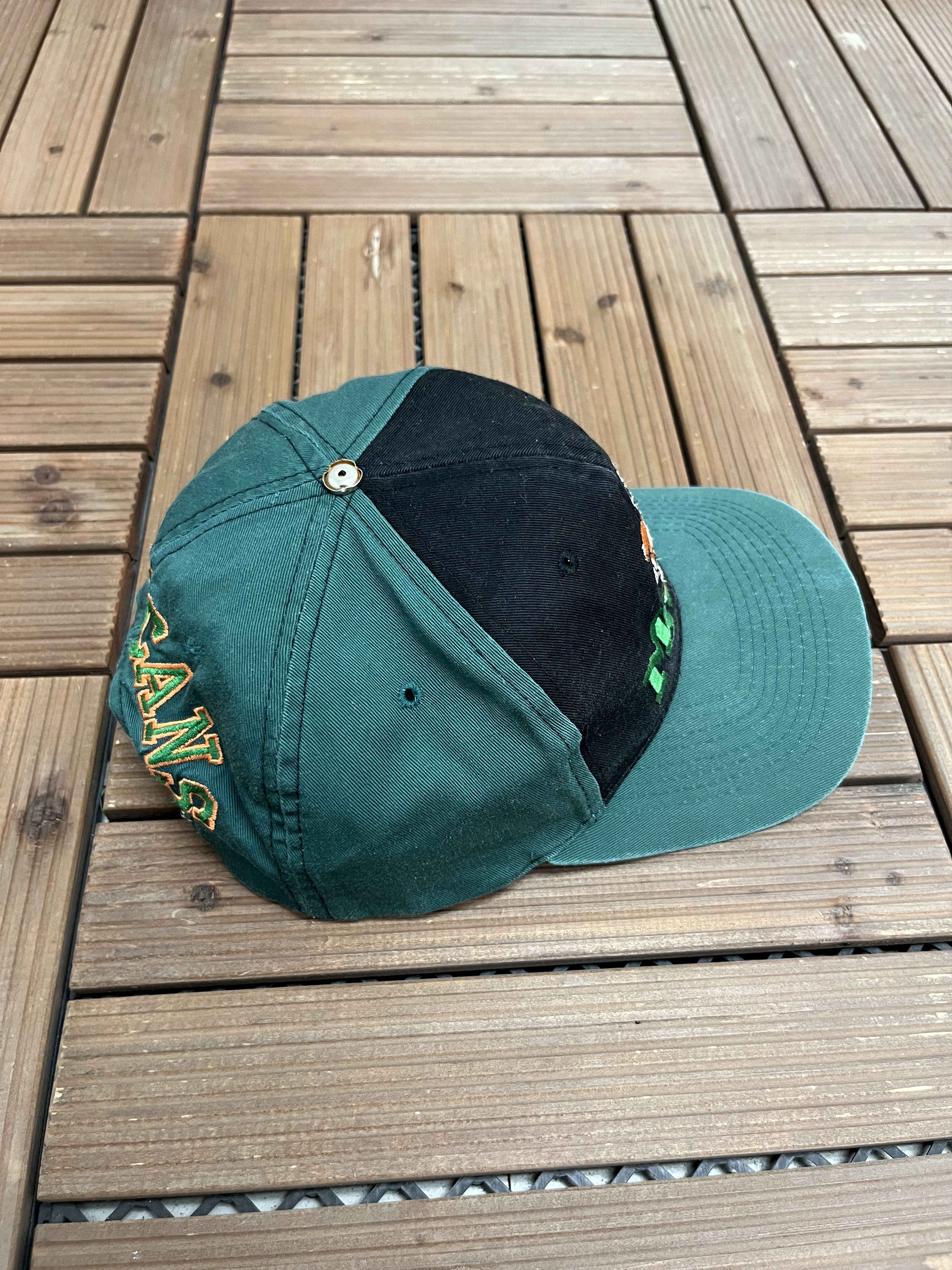Vintage Miami Hurricanes Vintage Snap Back Hat Cap Size ONE SIZE - 4 Thumbnail