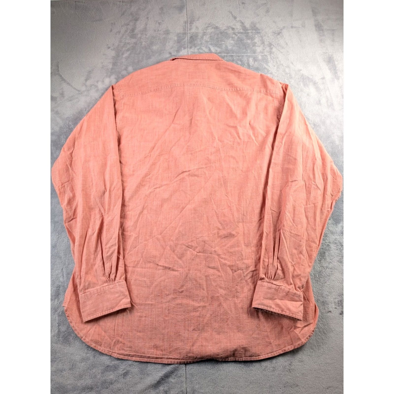 Brooks Brothers Brooks Brothers Shirt Men's L Red Cotton Chambray Pockets Button Up Long Sleeve Size US L / EU 52-54 / 3 - 5 Thumbnail