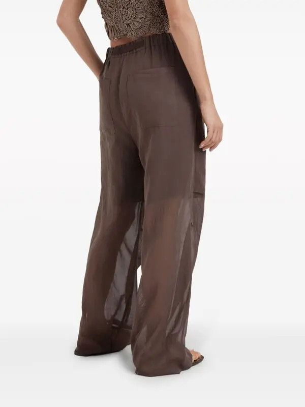 Brunello Cucinelli o1la1rc1a0425 Pants in Brown Size 27" / US 4 / IT 40 - 3 Thumbnail