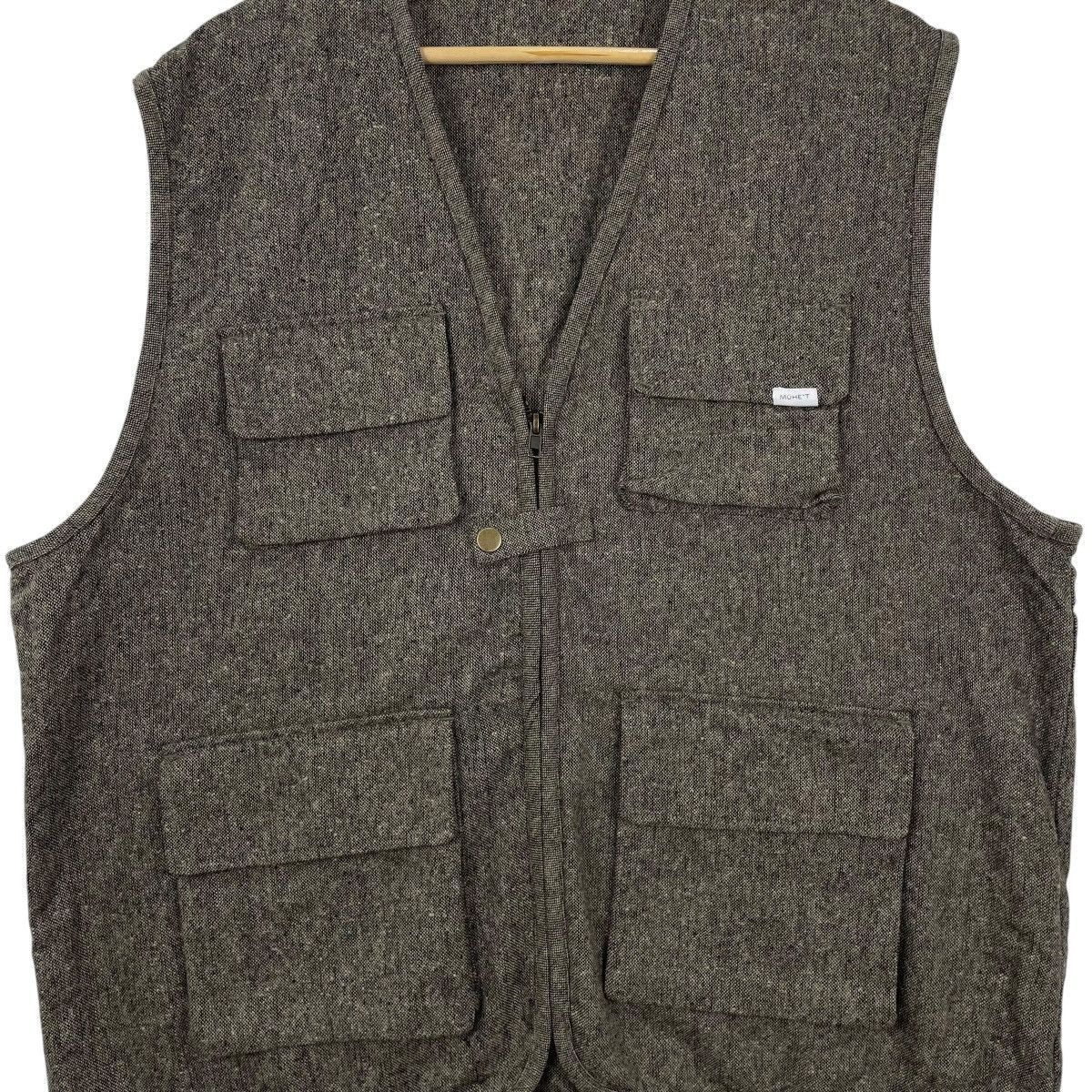 Japanese Brand Vintage MUHET Japan Tactical Zipper Vest Size US L / EU 52-54 / 3 - 4 Thumbnail