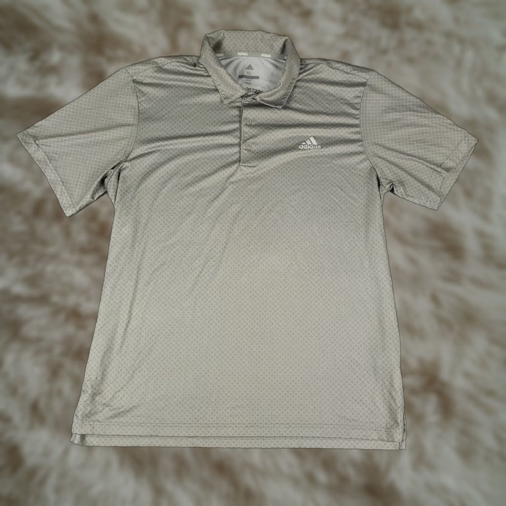 Adidas Adidas Polo Shirt Mens XL Gray Golf Casual Short Sleeve Shirt Size US XL / EU 56 / 4 - 1 Thumbnail