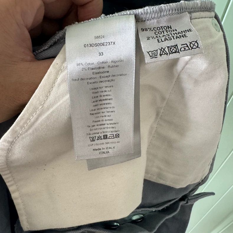Dior Dior Gray casual trousers Size US 33 - 4 Thumbnail