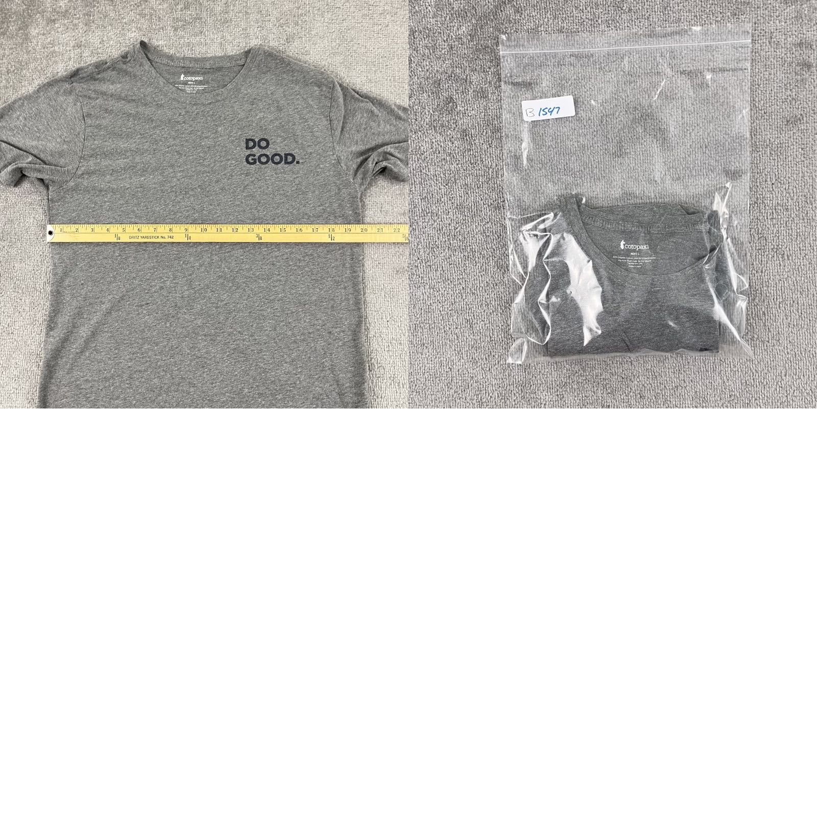 Cotopaxi Cotopaxi Shirt Men Large Gray Graphic Tee Hiking Climbing Outdoor Organic Cotton Size US L / EU 52-54 / 3 - 8 Thumbnail