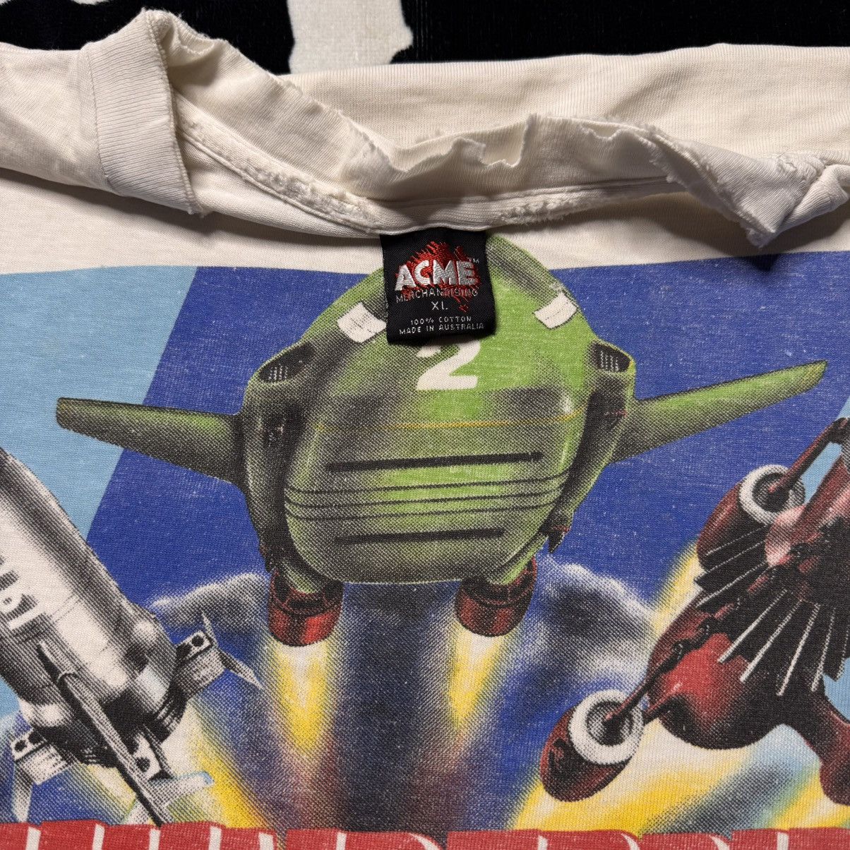 Vintage 90's Thunderbirds Tee Size US XL / EU 56 / 4 - 3 Thumbnail