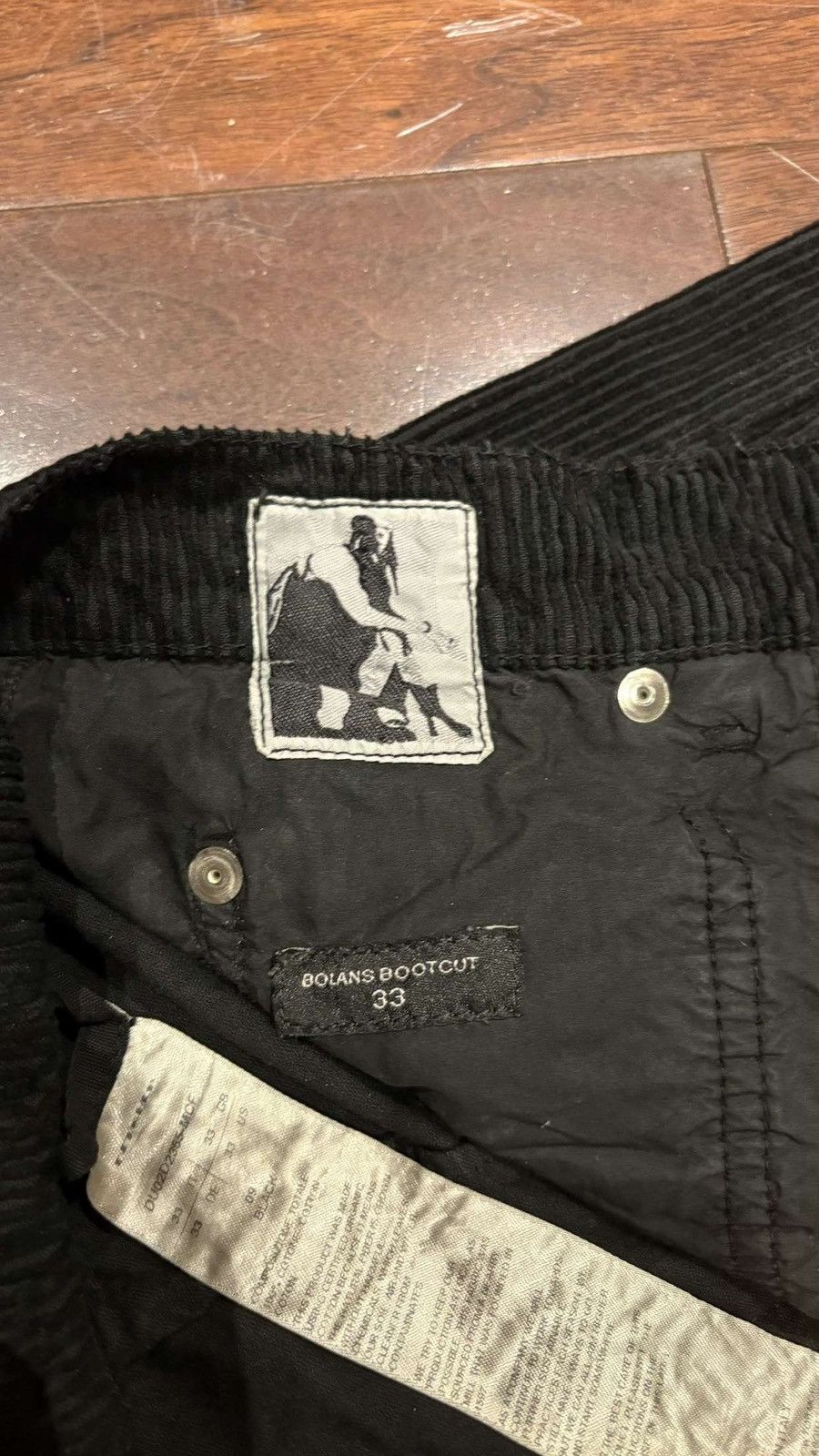 Rick Owens Rick Owens Bolan Bootcuts Size US 33 - 5 Thumbnail