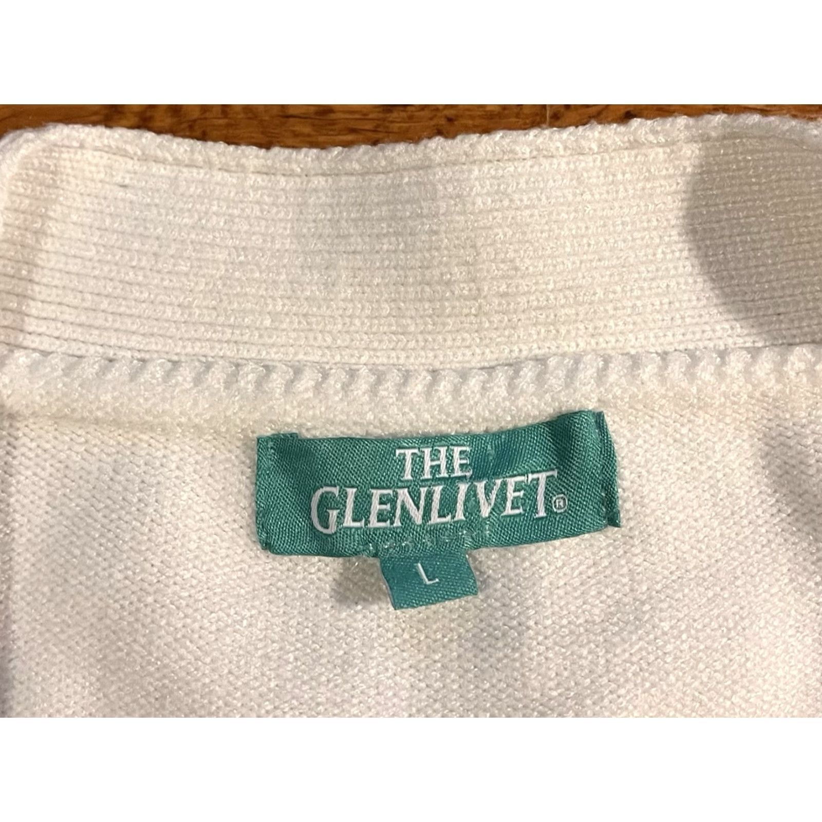Vintage The Glenlivet Sc o tch Cardigan Sweater Men’s Large White Size US L / EU 52-54 / 3 - 4 Thumbnail