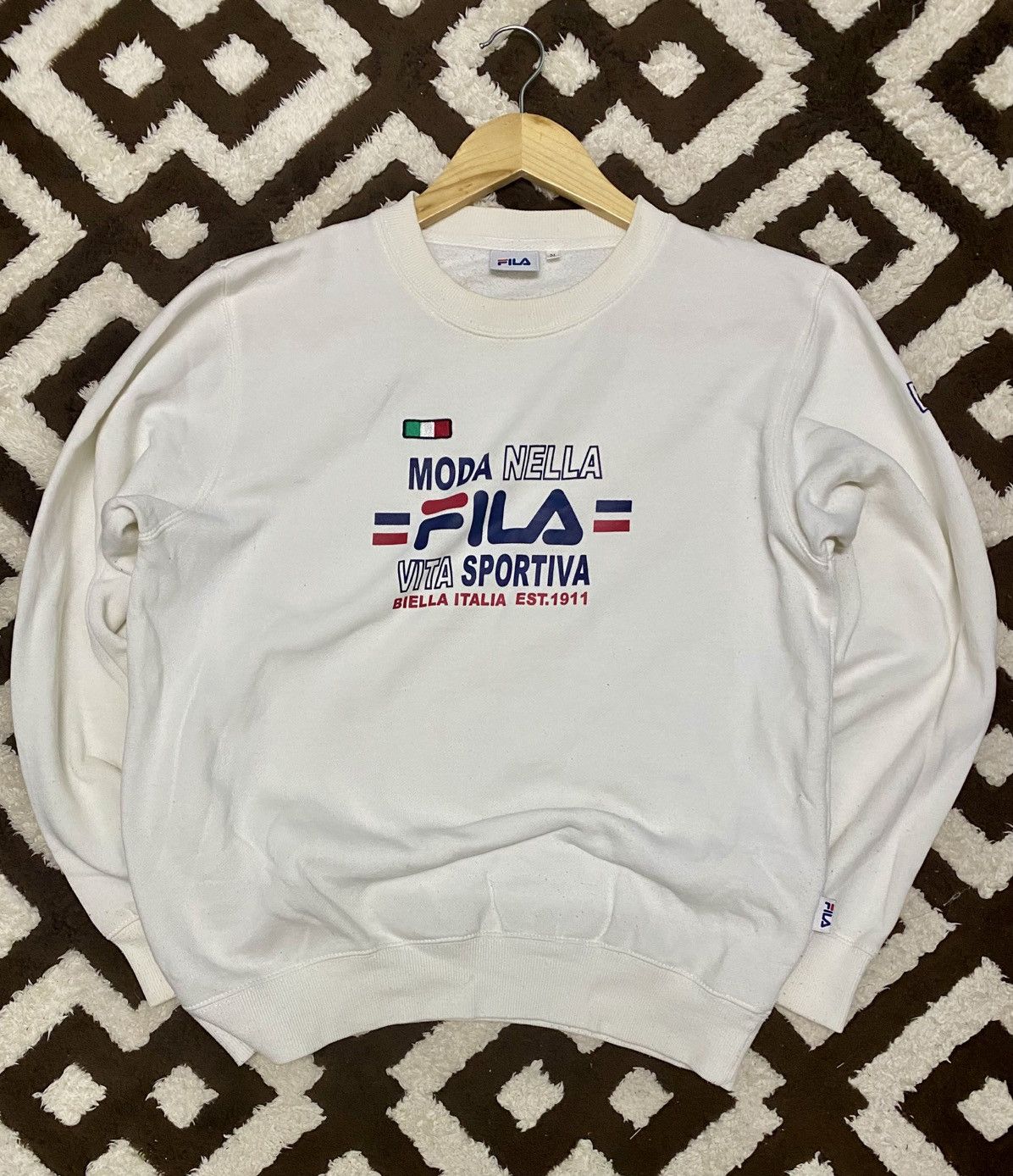 Fila × Vintage RARE Y2K FILA SWEATSHIRT Size US M / EU 48-50 / 2 - 1 Thumbnail