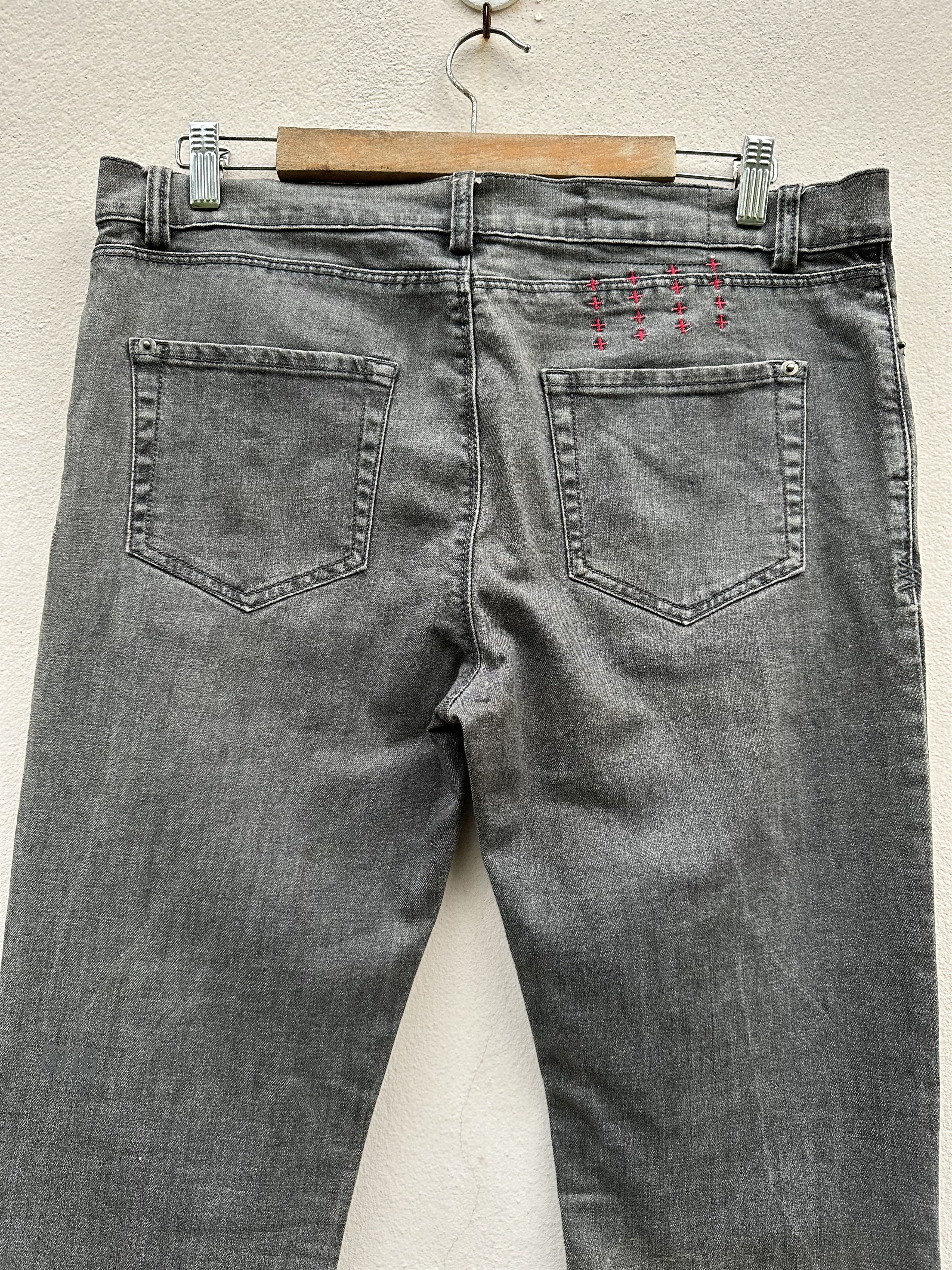 Ksubi Ksubi Black Faded Denim Jeans Size US 34 / EU 50 - 13 Thumbnail