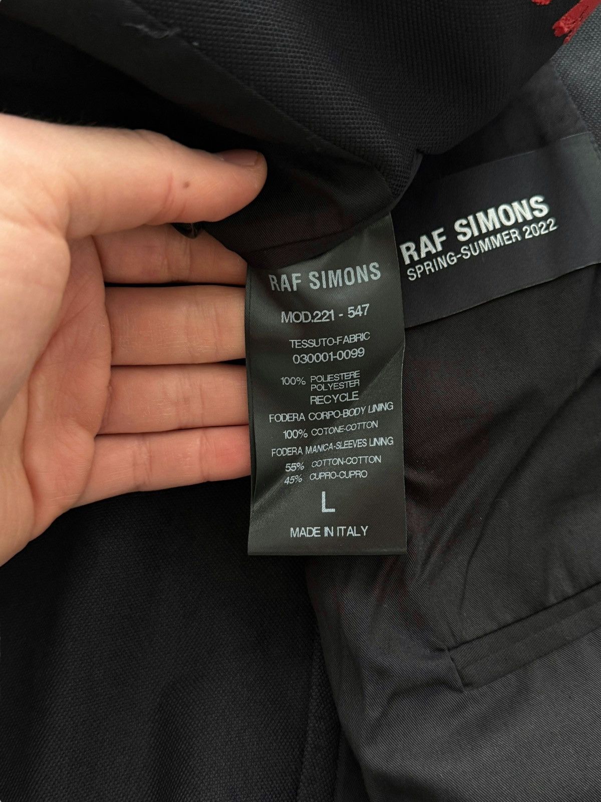 Raf Simons Rare 2022 School Printed Blazer Jacket Solemn-X Size US L / EU 52-54 / 3 - 9 Thumbnail