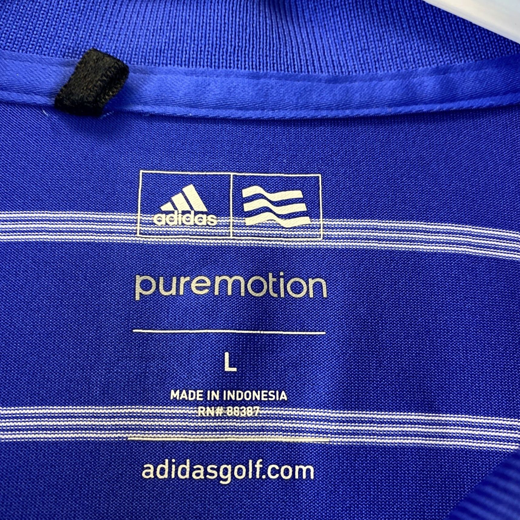Adidas Adidas Polo Shirt Mens L Golf Blue Short Sleeve Stretch Performance Casual/44-40 Size US L / EU 52-54 / 3 - 7 Thumbnail