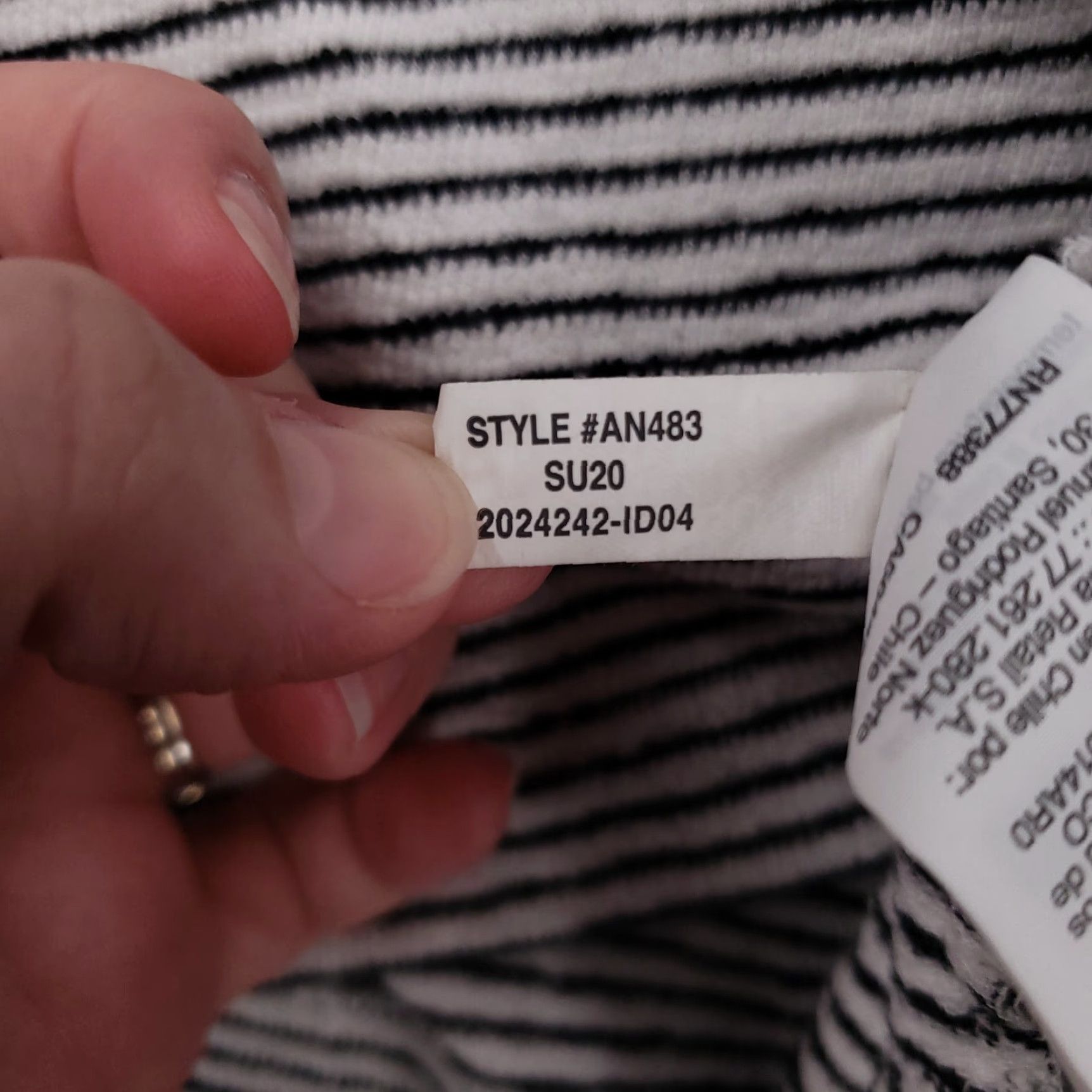 Madewell Madewell Sweatshirt Womens 2XS XXS Gray Striped Terry Raglan Oversized Size XXS / US 00 / IT 34 - 6 Thumbnail