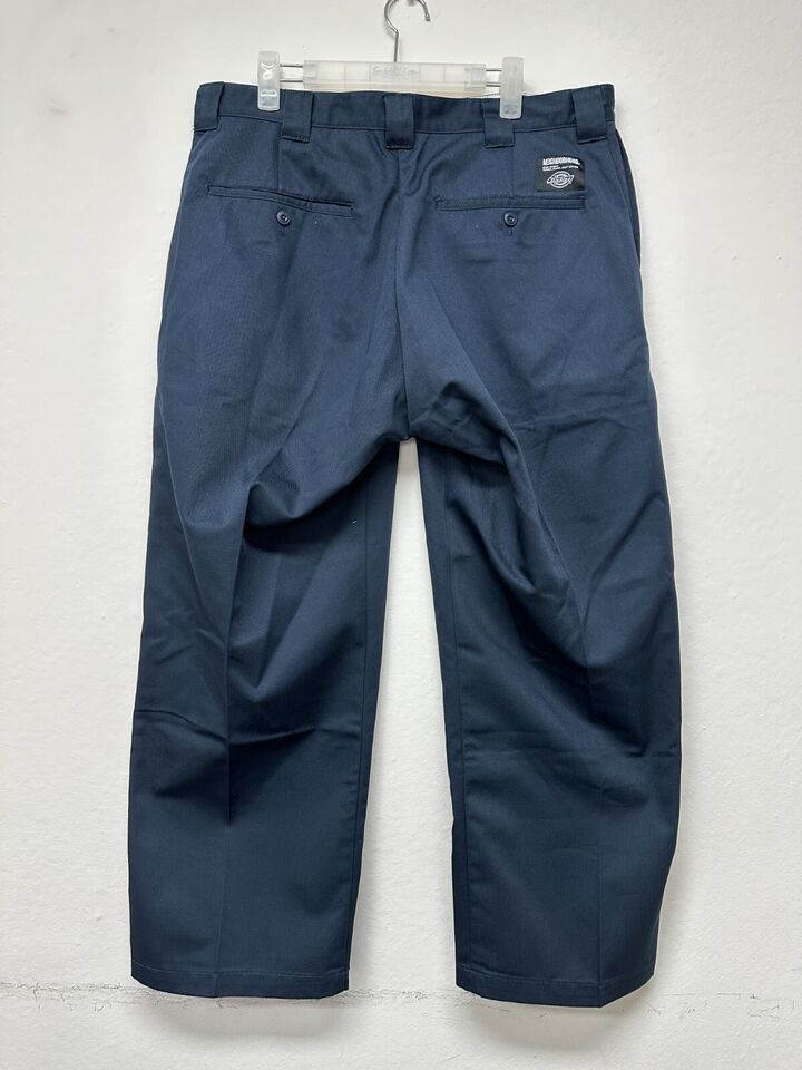 image of Dickies Wp Wide Pants Navy Size XL 232Evdkn-Ptm01 in Blue, Women's