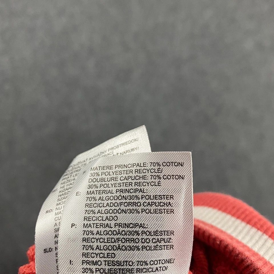 Adidas Adidas Hoodie Women's Medium Pullover Crop Drawstring Cotton Size M / US 6-8 / IT 42-44 - 7 Thumbnail