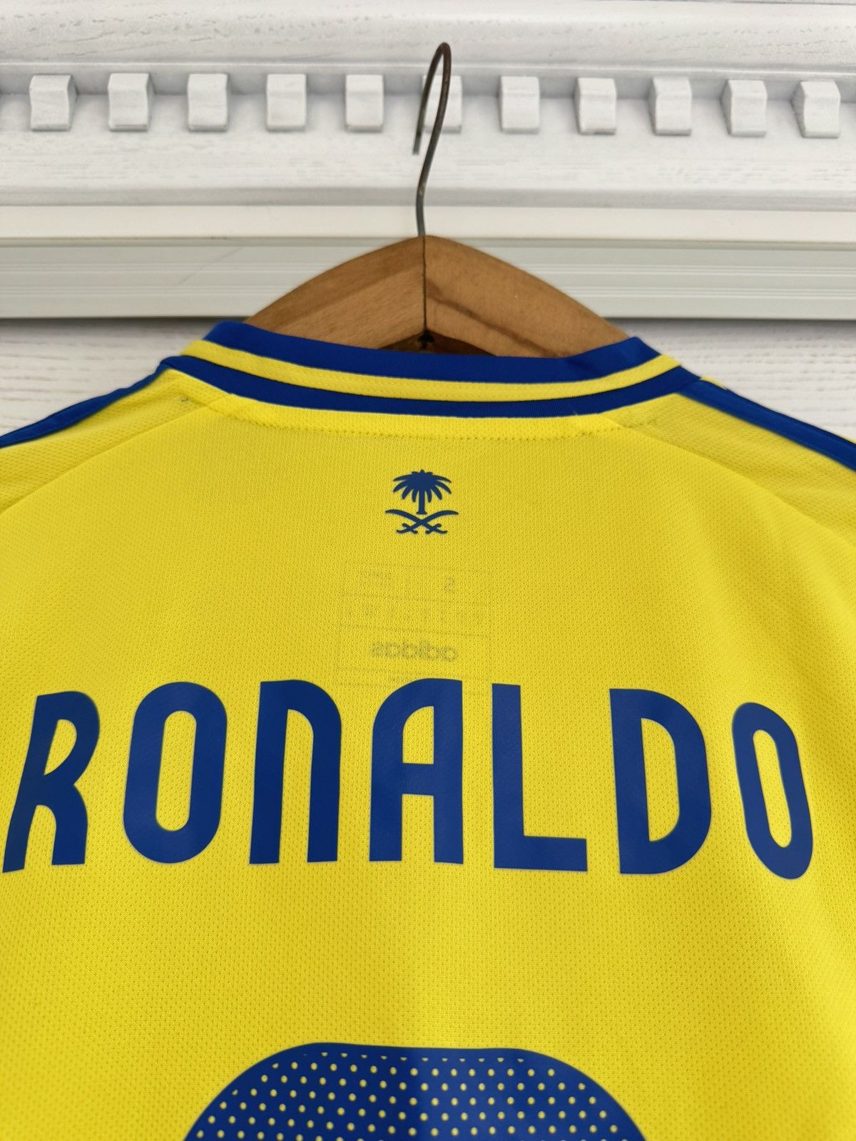 Adidas Ronaldo #7 Al Nassr 2024-2025 Home Soccer Jersey Kit Shirt Size US S / EU 44-46 / 1 - 8 Thumbnail