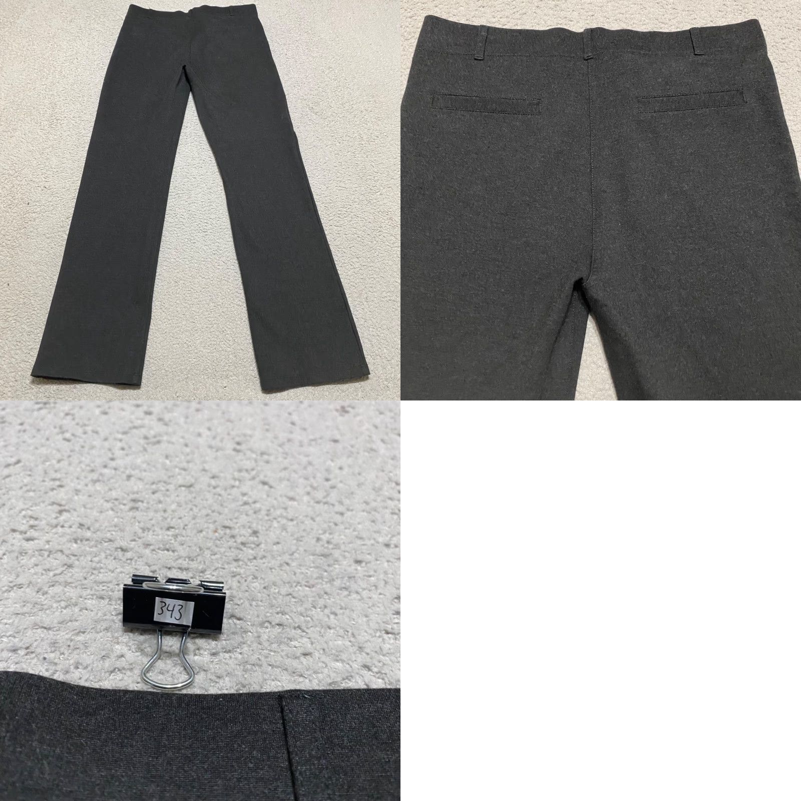 Vintage **Gray Mid Rise Petites Betabrand Womens Pull On Dress Pants** User: Gray Mid Rise Petites Betabrand Womens Pull On Dress Pants Size 32" / US 10 / IT 46 - 8 Thumbnail