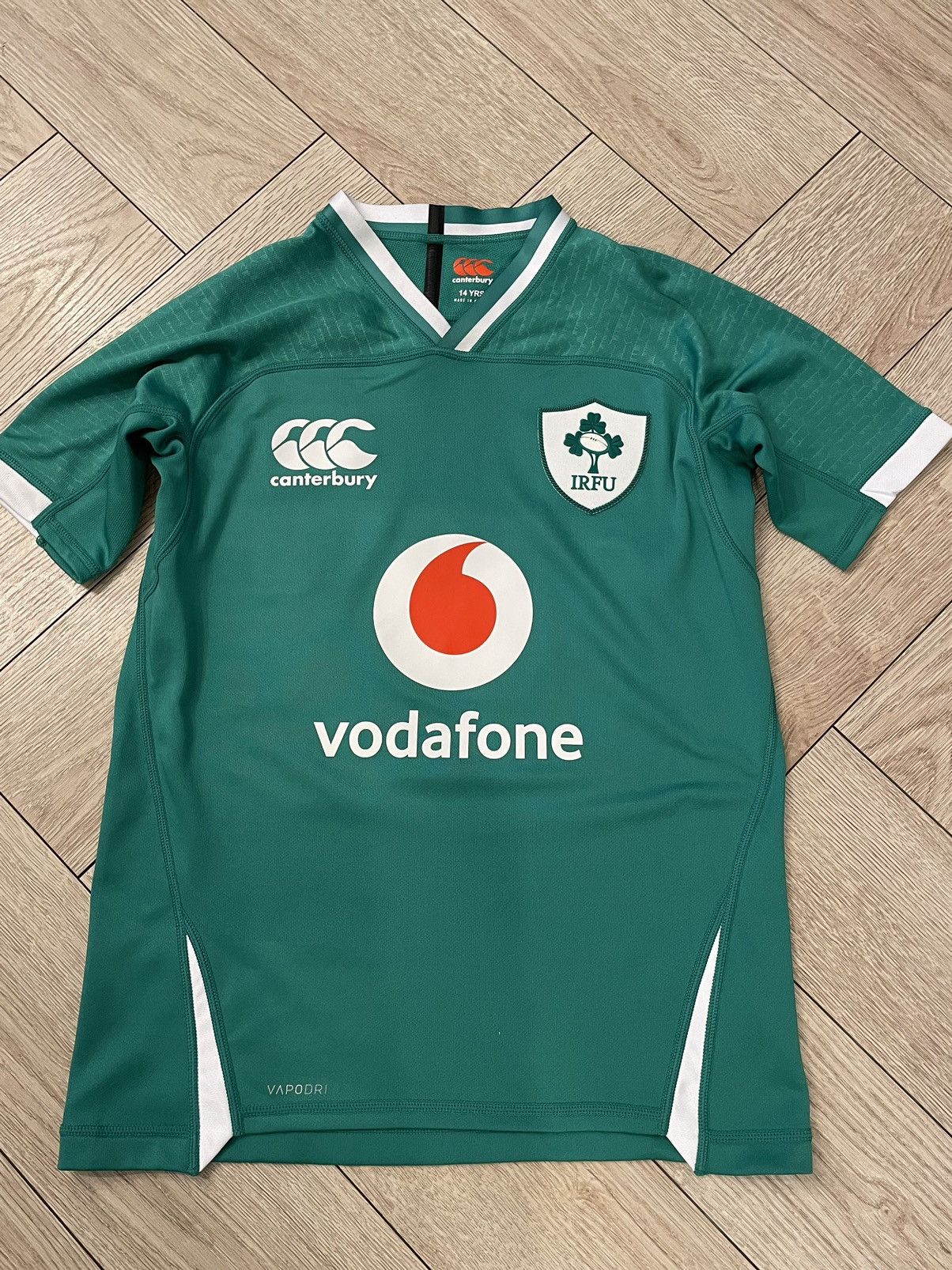 Canterbury of New Zealand Genuine Ireland IRFU Home Mens Rugby Pro Jersey Size US S / EU 44-46 / 1 - 1 Thumbnail