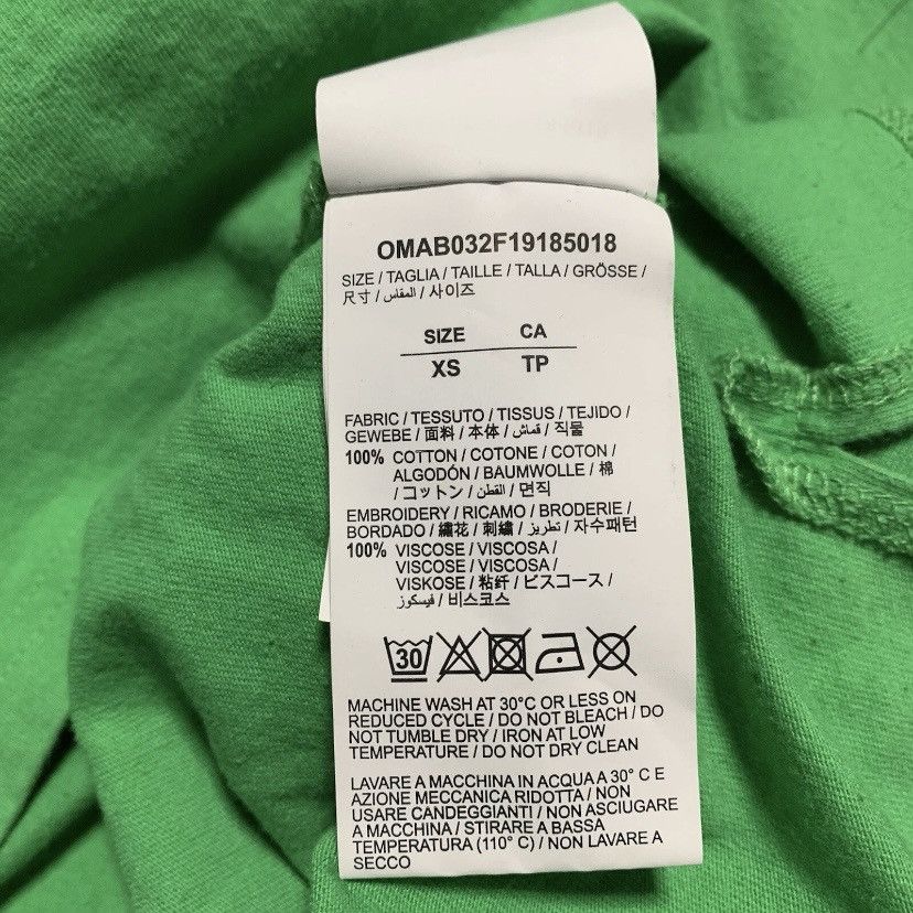Off-White Off White Medium Public Television Green Long Sleeve Tee Size US M / EU 48-50 / 2 - 9 Thumbnail