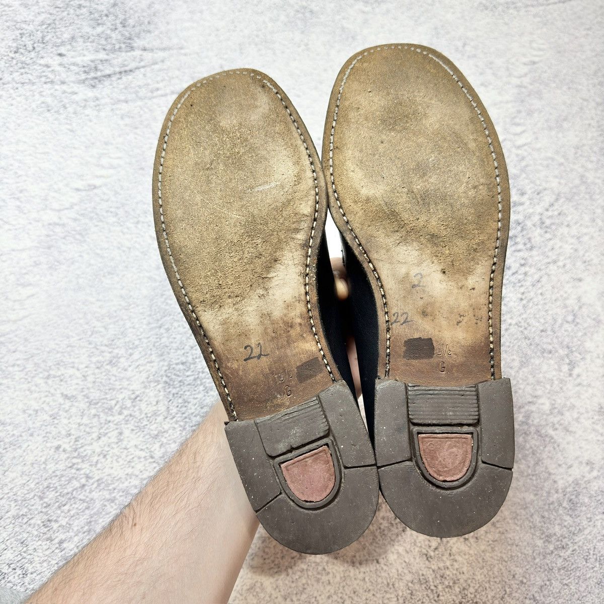 Designer × Handmade Greve Mohawk Penny Loafers US10.5 UK10 EU44.5 29cm Size US 10.5 / EU 43-44 - 6 Thumbnail