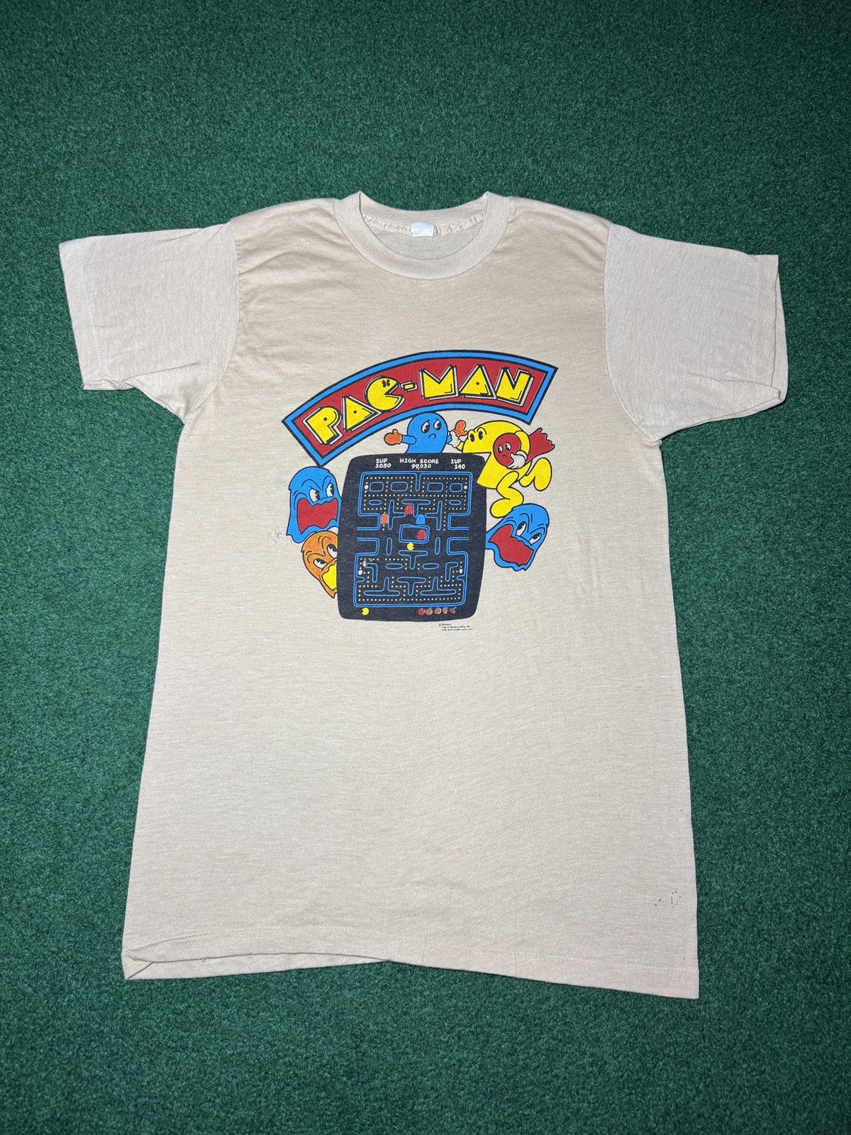Vintage Vintage 80s Pac Man Retro Video Game Arcade Midway T Shirt Size US M / EU 48-50 / 2 - 1 Thumbnail