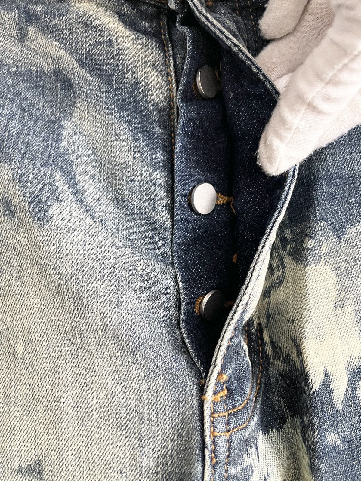 Designer STEAL! MNML Crazy Paint Denim Jeans (size 38) Size US 38 / EU 54 - 7 Thumbnail