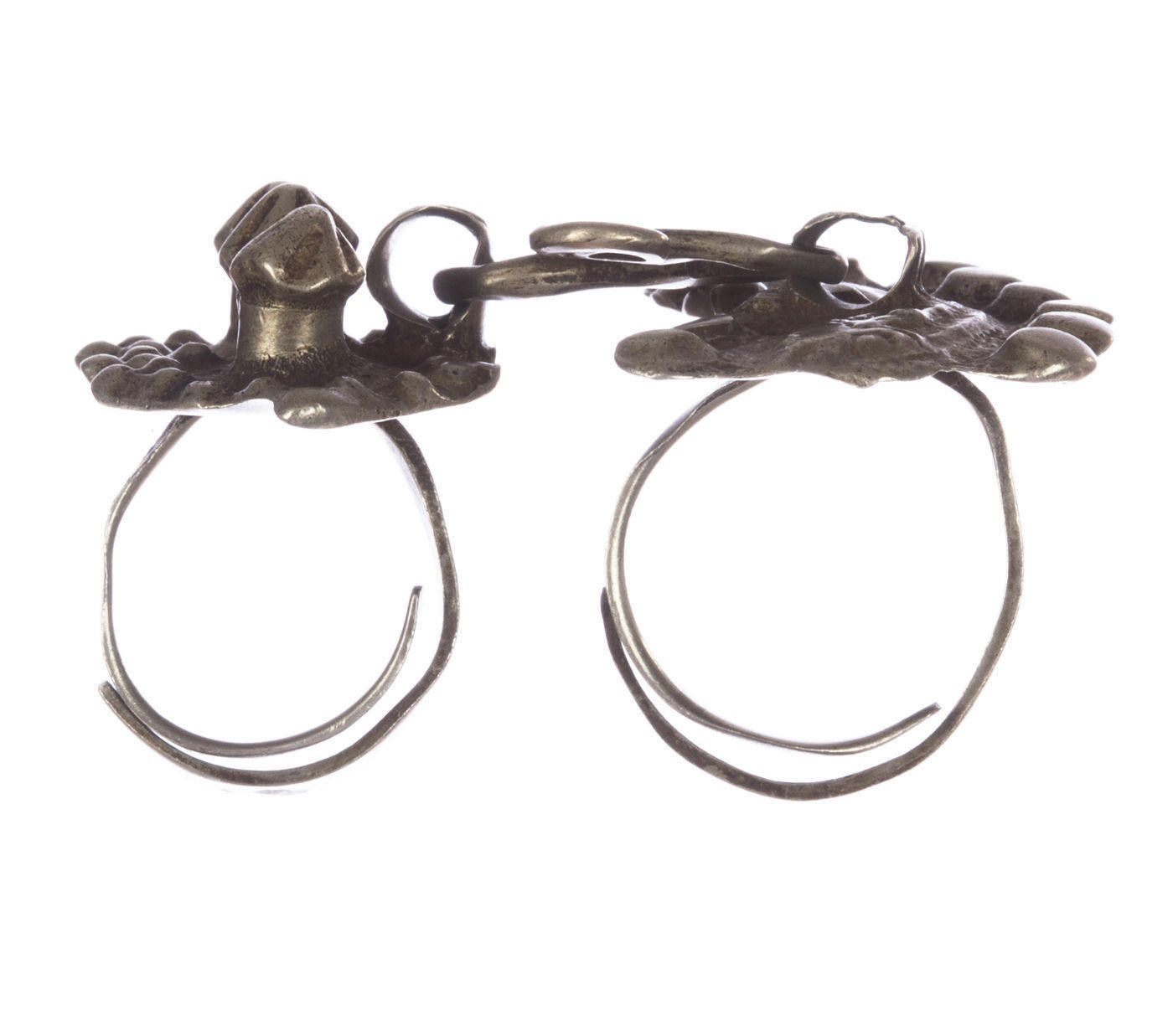 Designer Two Finger Bedouin Ring Size ONE SIZE - 3 Thumbnail
