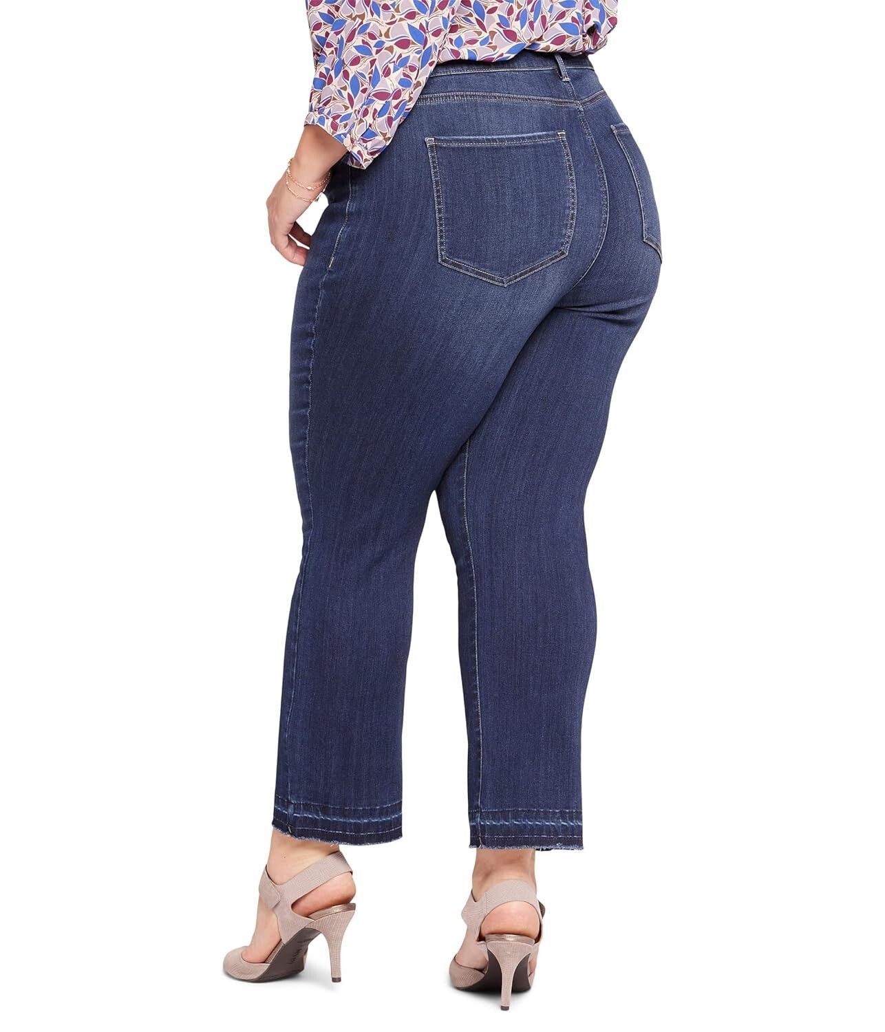 NYDJ NYDJ Plus Size Marilyn Ankle Release Hem Wonderland ( 24W ) Size 24" / US 00 / IT 34 - 2 Thumbnail