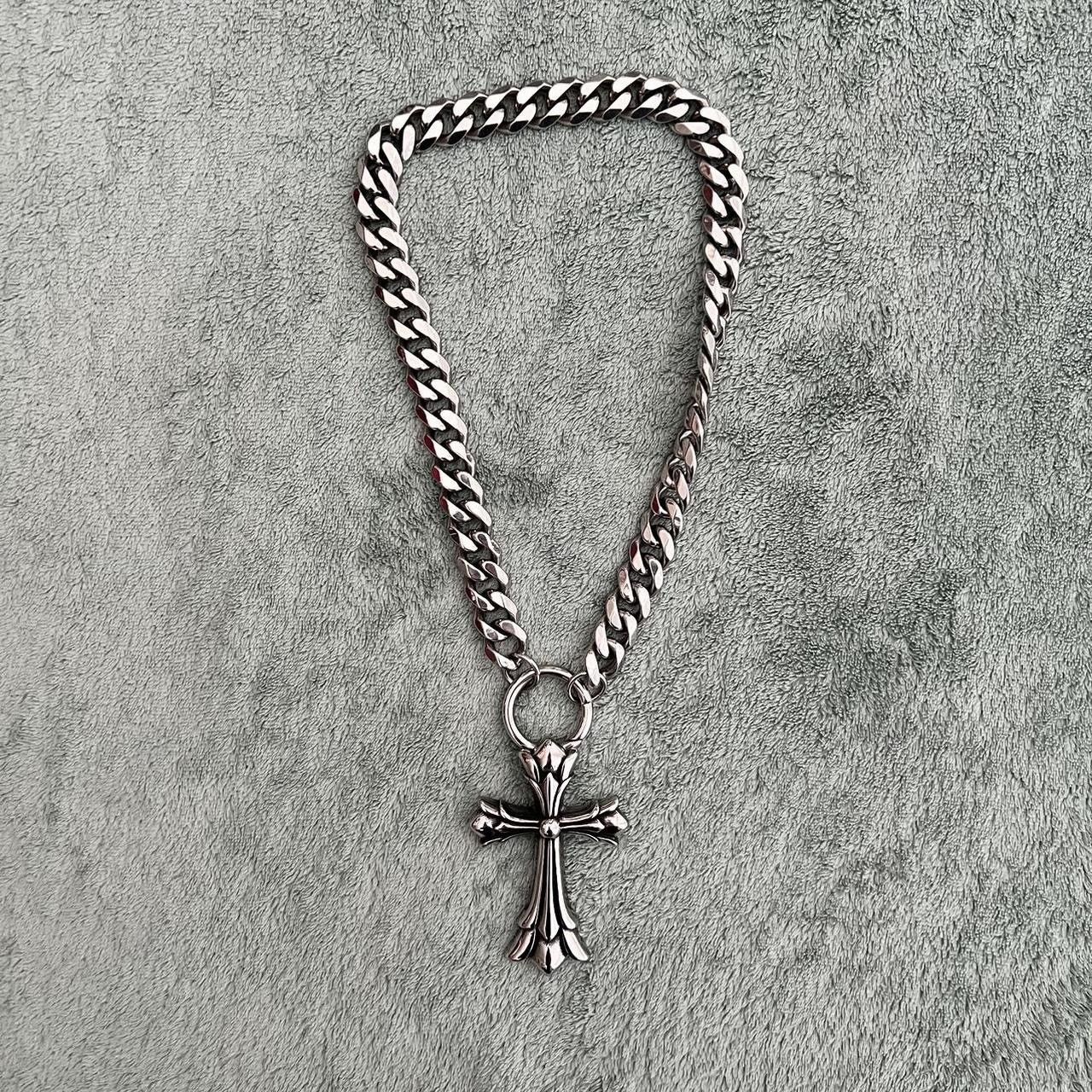 Cross chain necklace