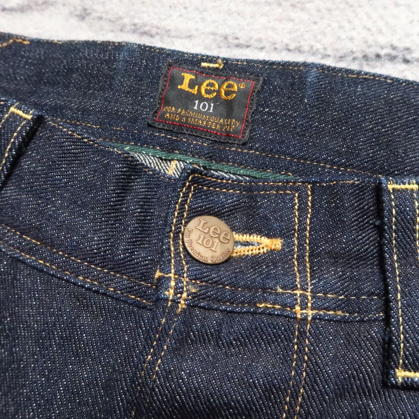 Lee VINTAGE Lee 101 Tapered Selvedge Denim Jeans Men 30 Inseam 30 1/2 Raw Denim Jeans Mens Jeans Size US 30 / EU 46 - 5 Thumbnail