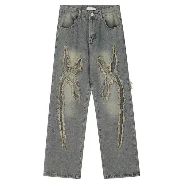 VIBE Vintage hip hop frayed trim distressed jeans Size US 30 / EU 46 - 1 Thumbnail