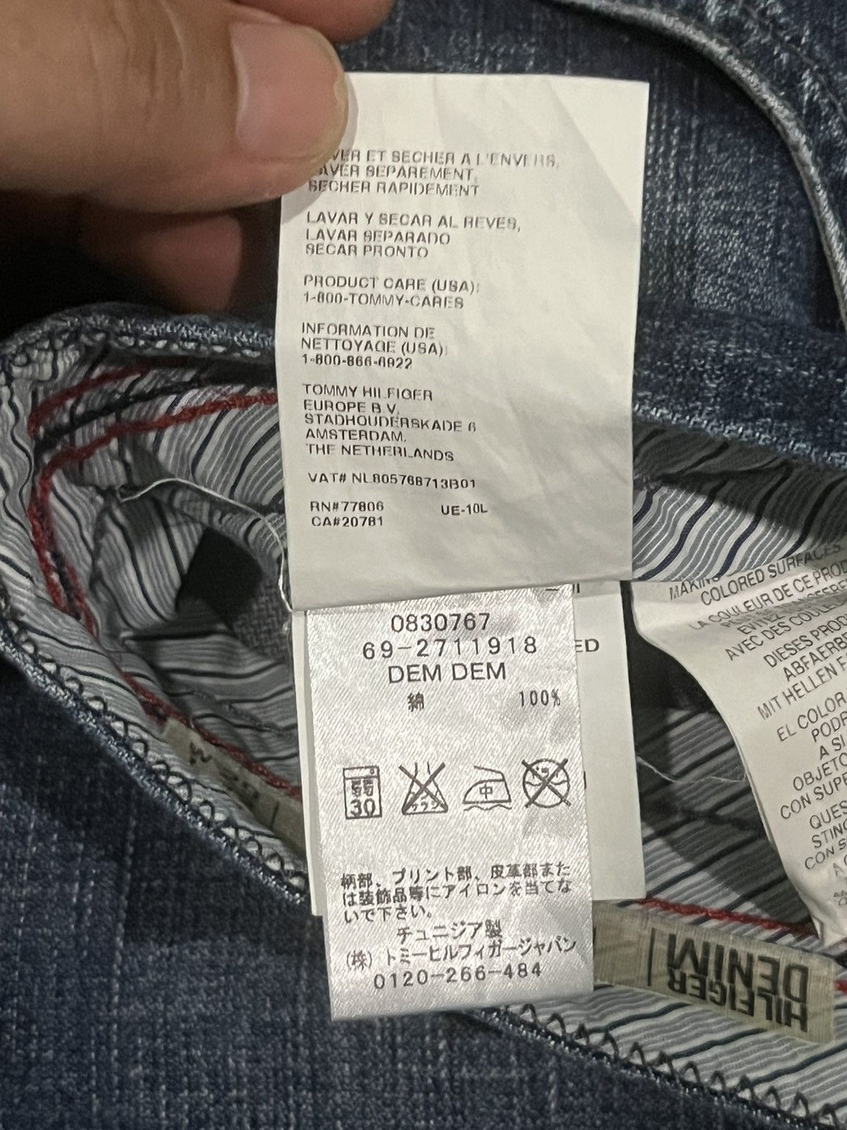 Tommy Hilfiger Vintage Tommy Hilfiger Denim NYC Slow Baker Button Fly Jeans Size US 30 / EU 46 - 18 Thumbnail