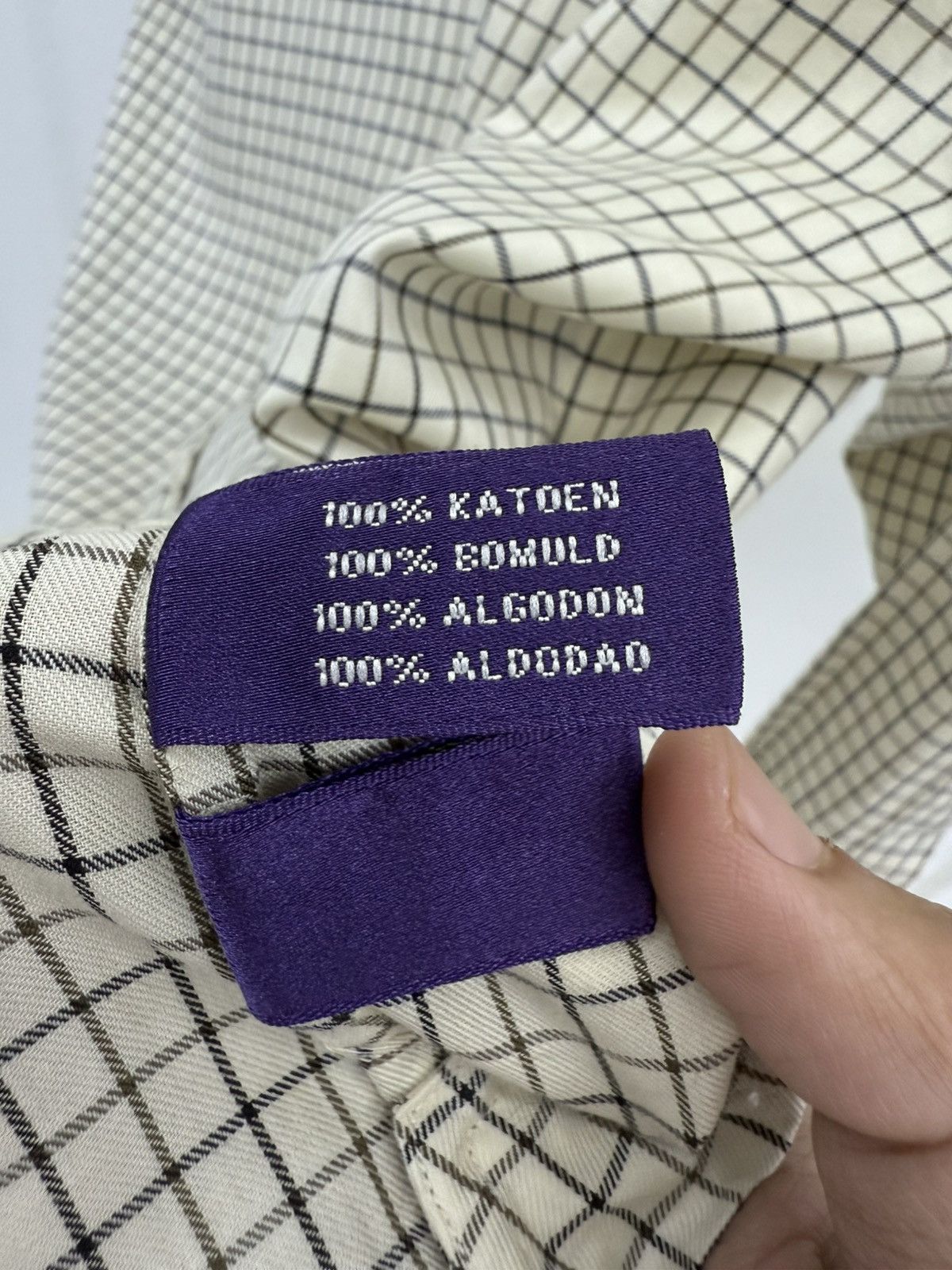 Ralph Lauren Purple Label Ralph Lauren Purple Label Checkered Button Ups Size S / US 4 / IT 40 - 10 Thumbnail