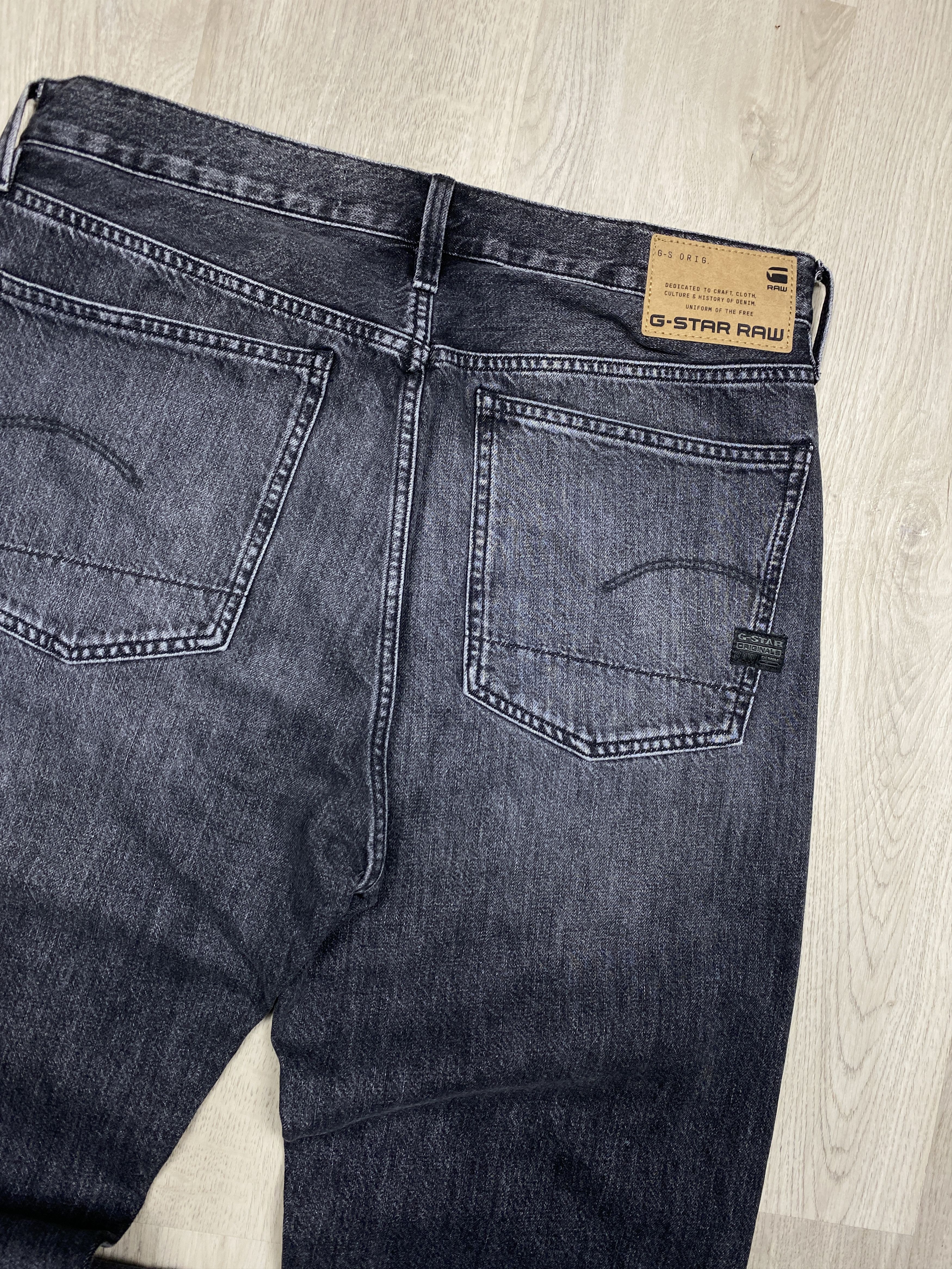 G-Star G Star Raw Mens Relaxed Straight Denim Pants Jeans Size US 34 / EU 50 - 8 Thumbnail