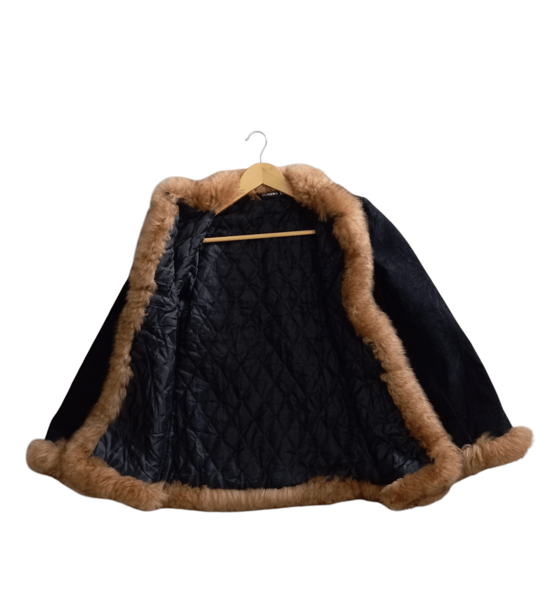 Designer × If Six Was Nine Numero Faux Fur Jacket Size S / US 4 / IT 40 - 3 Thumbnail