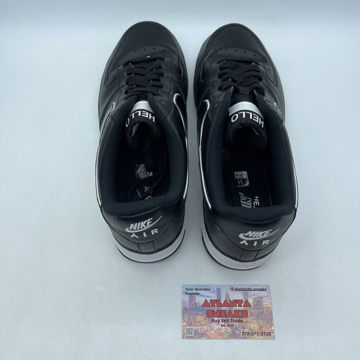 Nike Urbanstar x air force 1 07 LX HELLO pack black Size US 11 / EU 44 - 6 Thumbnail
