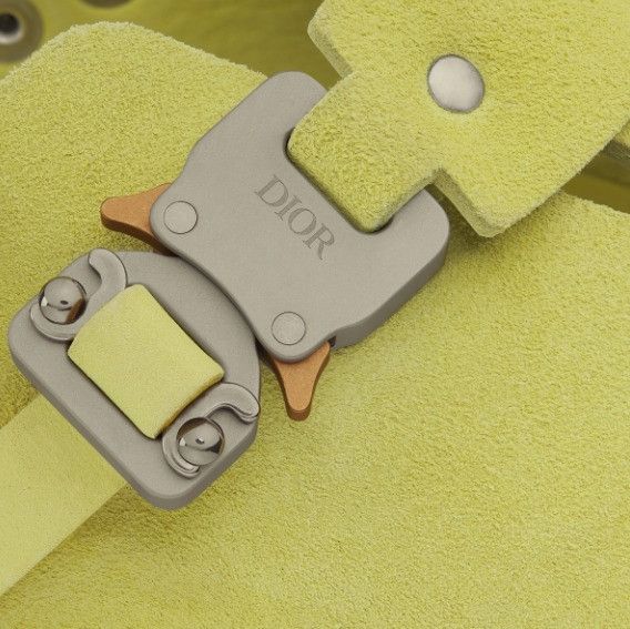 Birkenstock × Dior o1w1db10424 Tokio Mules in Pastel Yellow Size US 13 / EU 46 - 5 Thumbnail